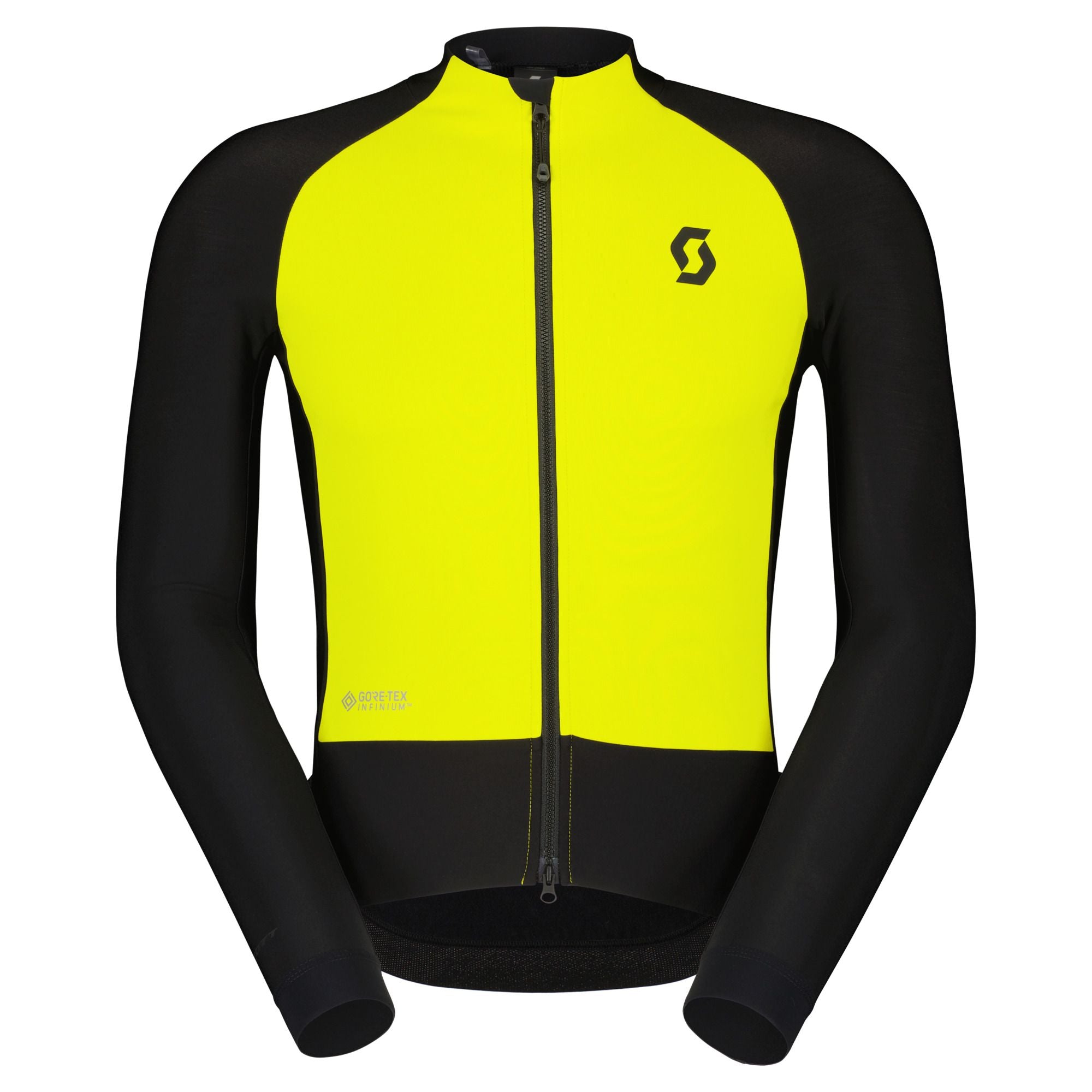 Giacca da uomo "SCOTT RC PRO WARM HYBRID GORE-TEX WINDSTOPPER" black/sulphur yellow