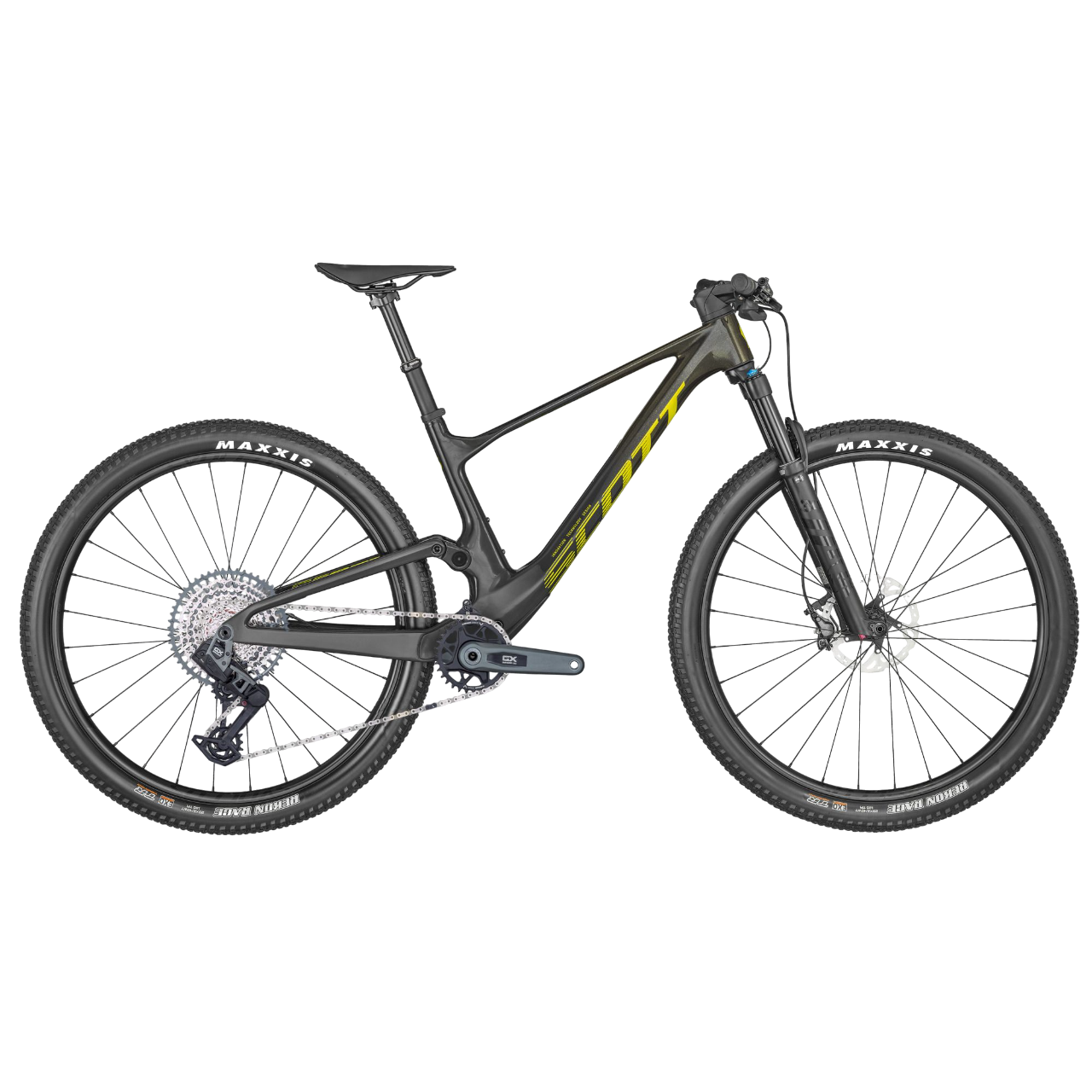 Bicicletta Scott "SPARK" RC Team Issues TR, SRAM GX Eagle AXS Transmission, Carbon HMF, Nero