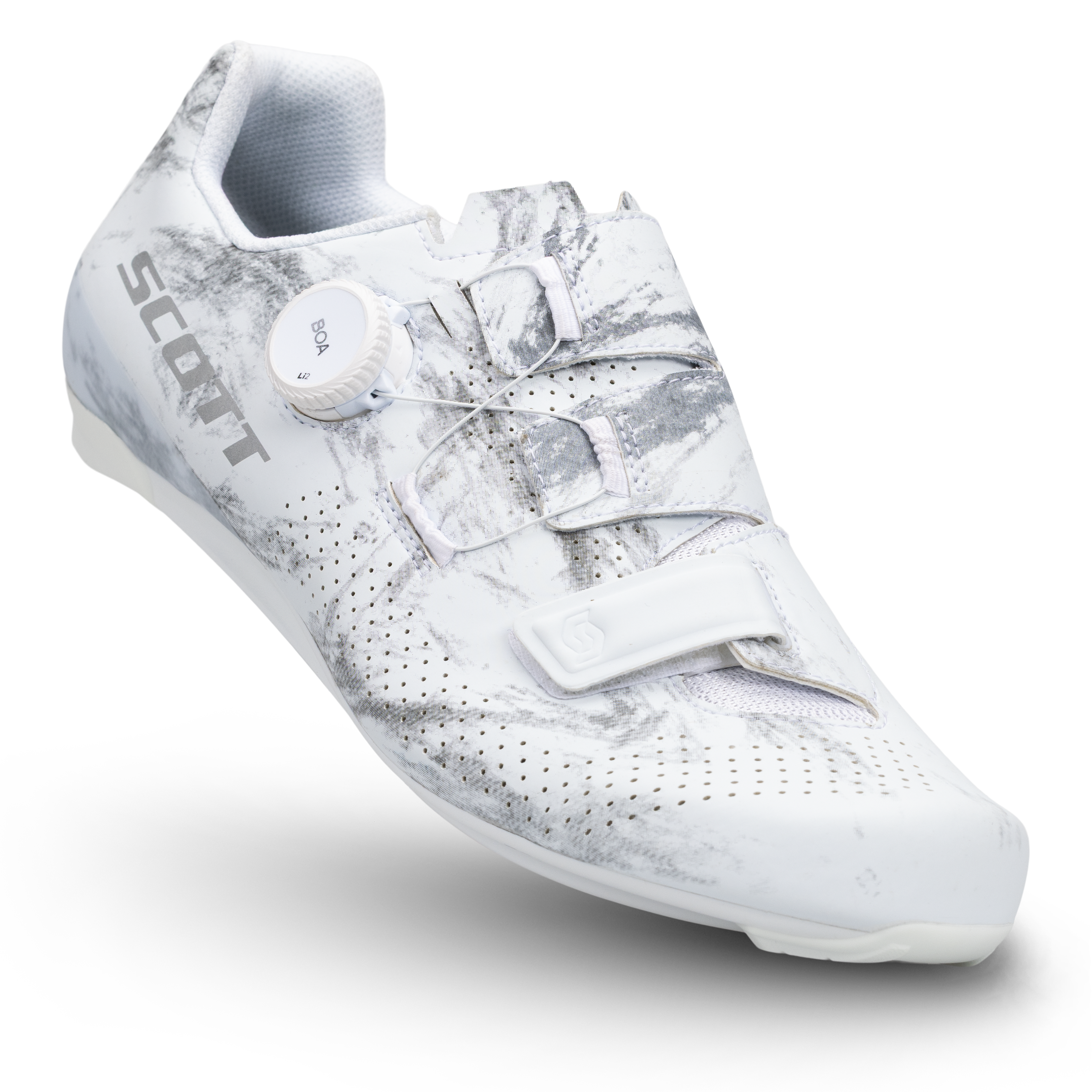 SCOTT Road Team BOA – Scarpe ciclismo strada BIANCO/GRIGIO – vista principale