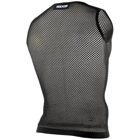Intimo Ciclismo SIX2 "SMANICATO A RETE" NERO