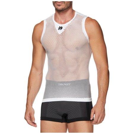 Intimo Ciclismo SIX2 "SMANICATO A RETE" BIANCO