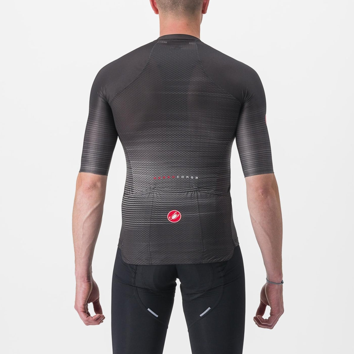 Maglia Ciclismo Castelli "AERO RACE 6.0 JERSEY" Light Black