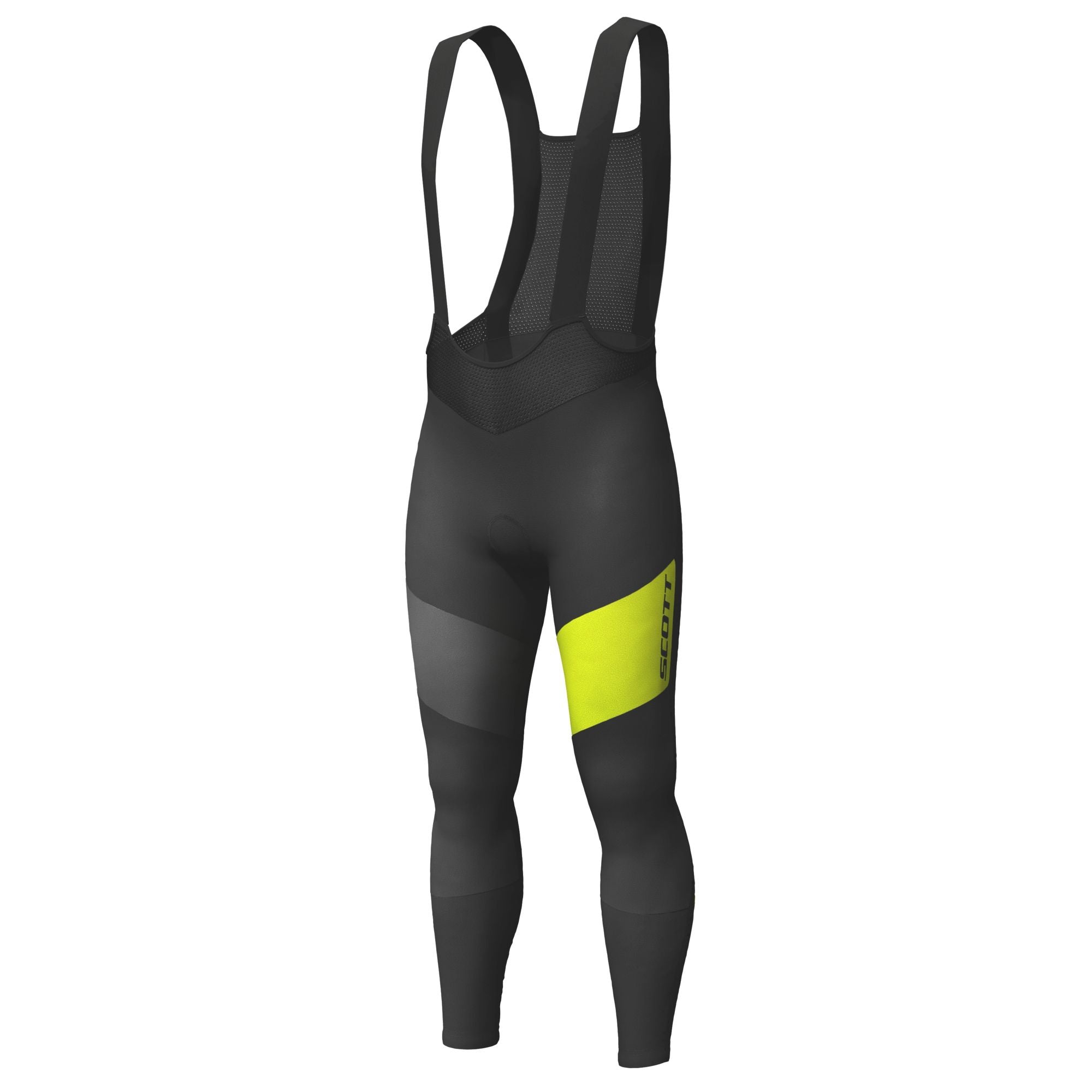 Salopette Bicicletta Scott Lunga "RC WARM WB +++" Nero, Giallo Poliammide