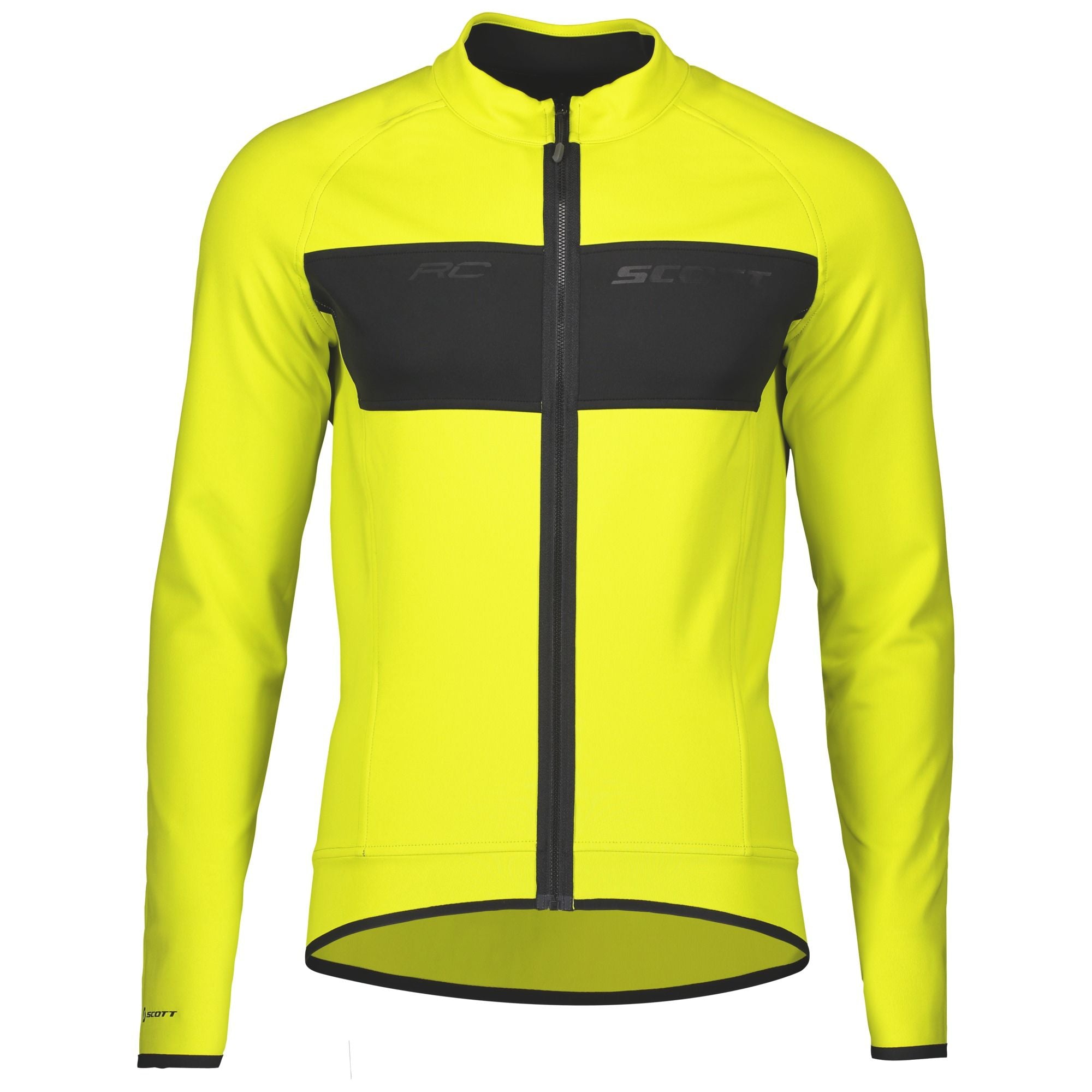 Giacca Scott Ciclismo "RC WARM REVERSIBLE WB" Nero, Giallo Poliestere