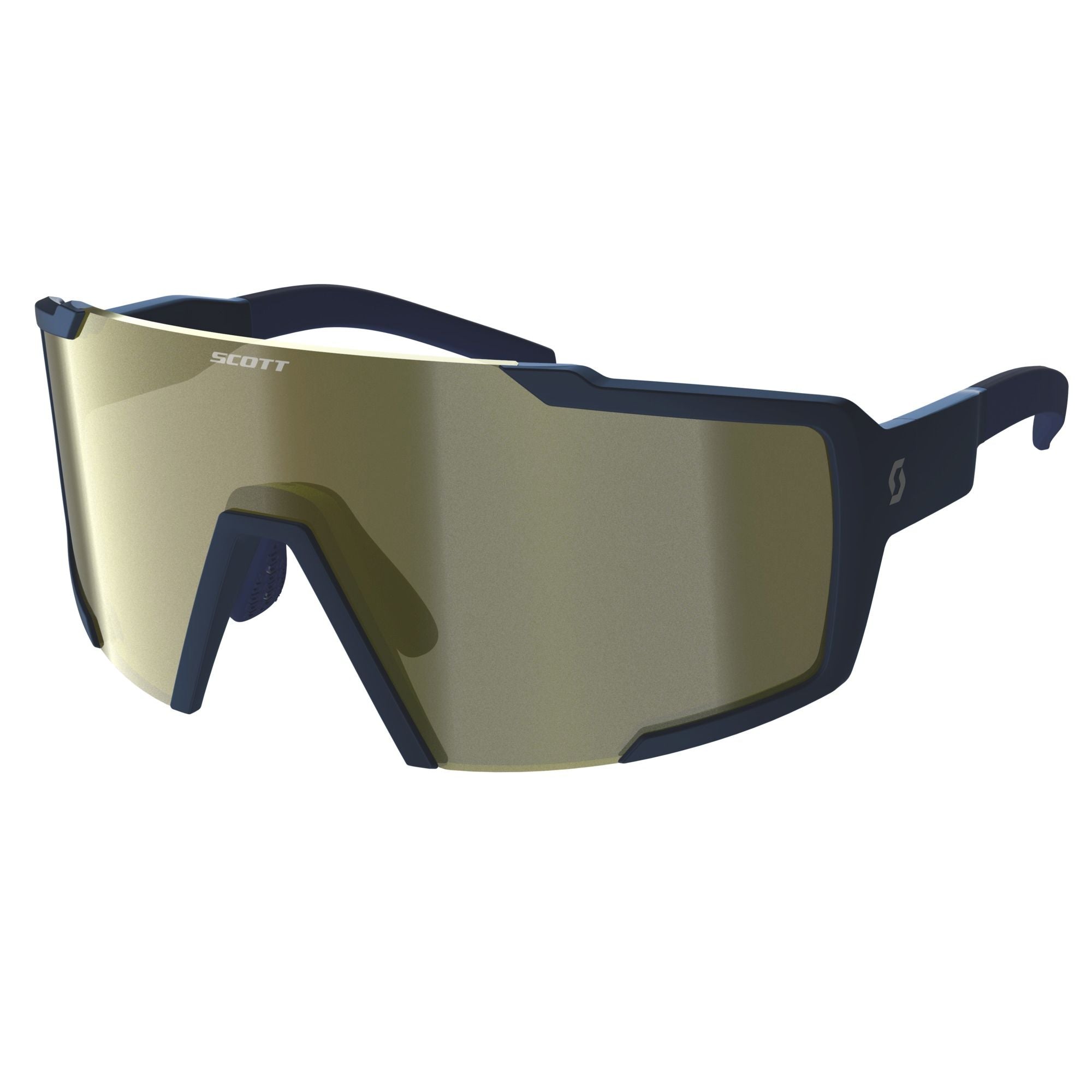 Occhiali da Sole Scott Ciclismo "SCOTT SHIELD" Blu, Oro