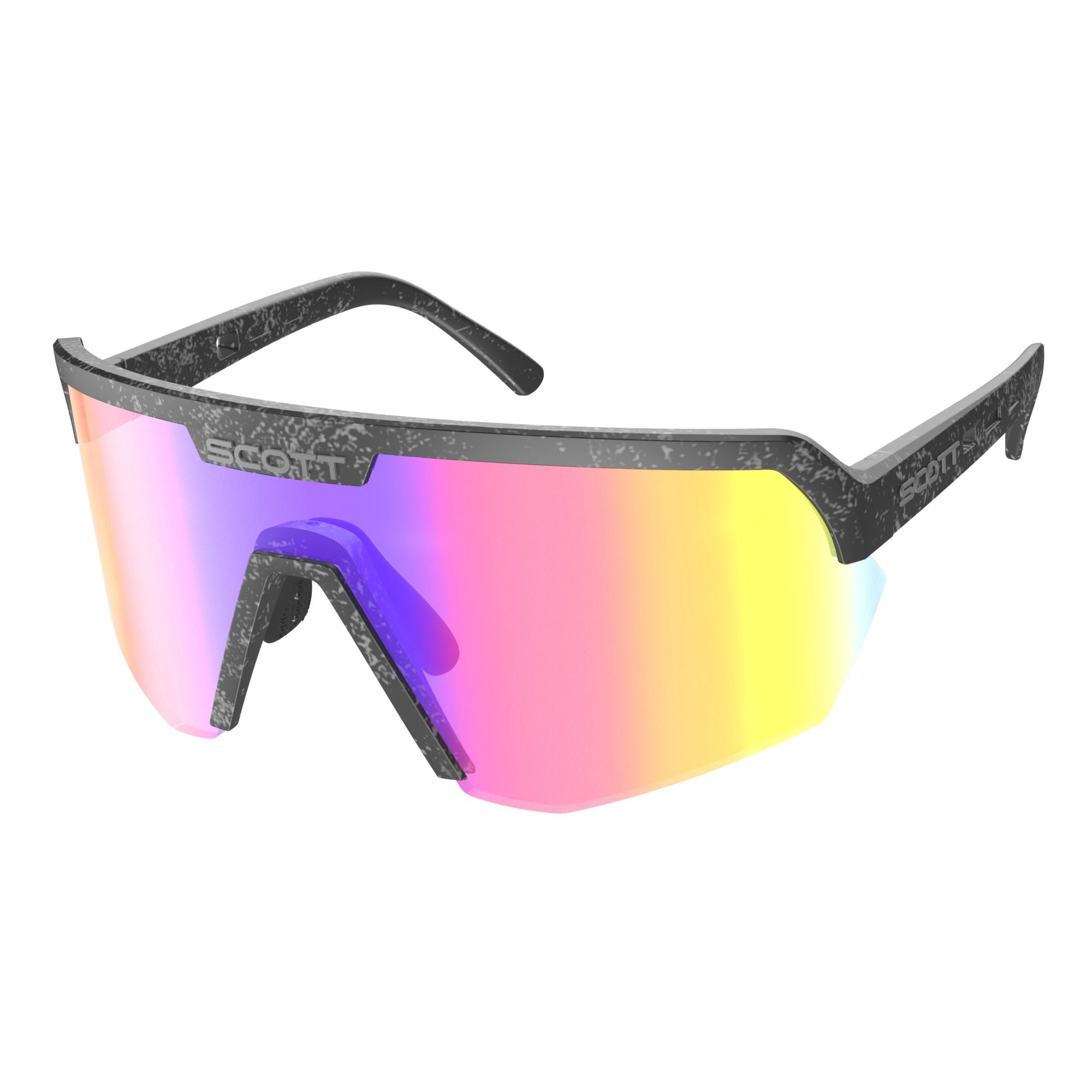 Occhiali da Sole Scott Ciclismo "OCCHIALI DA SOLE SCOTT SPORT SHIELD" Marble black / teal chrome