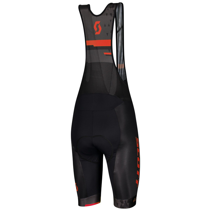Salopette da ciclismo Scott "SCOTT Salopette RC Team ++" Dark Grey/Fry Red