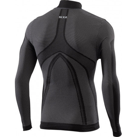 Intimo Ciclismo SIX2 "LUPETTO ANTIVENTO INTEGRALE MANICHE LUNGHE" Black/Carbon