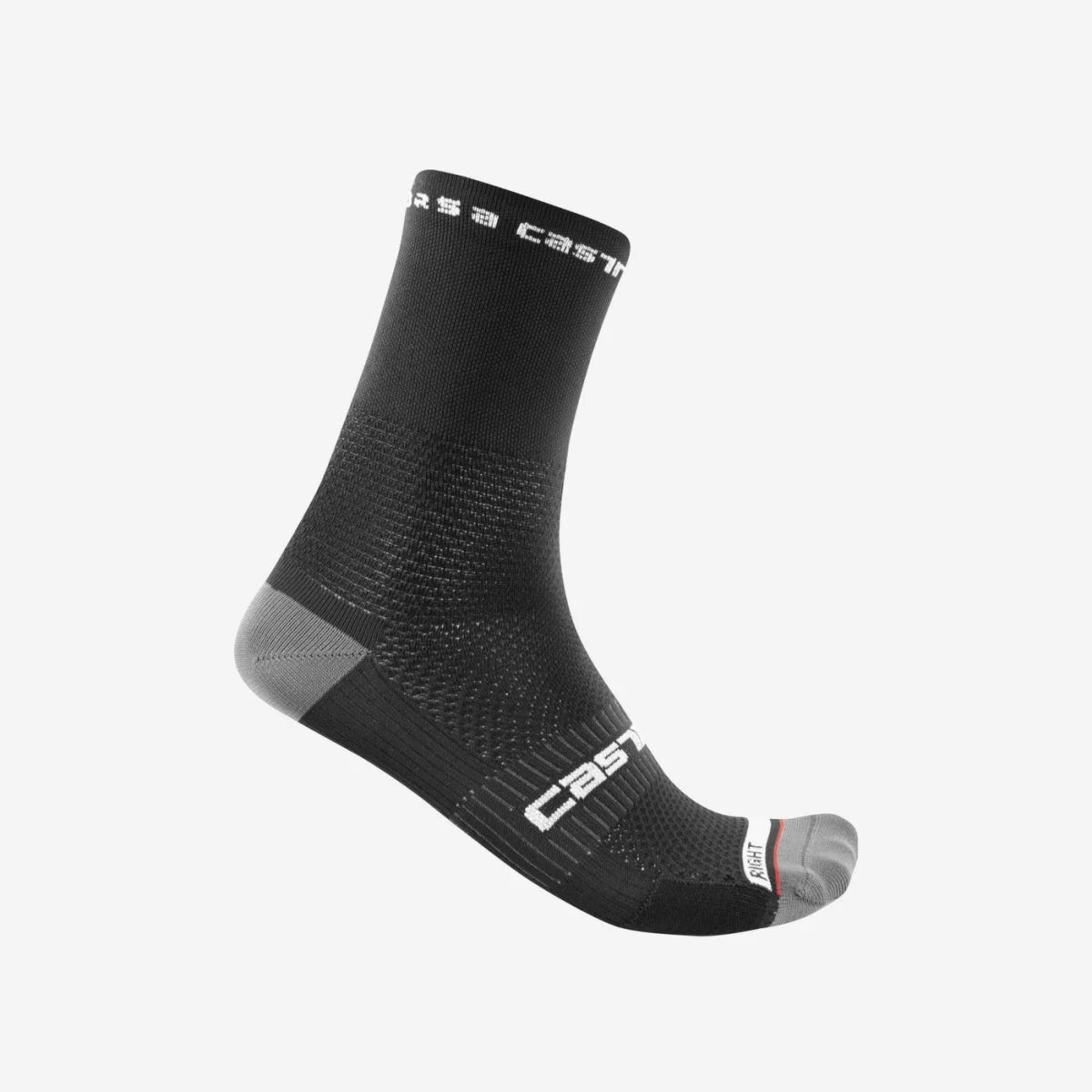Calzini ciclismo Castelli "ROSSO CORSA PRO 15 SOCK" Nero