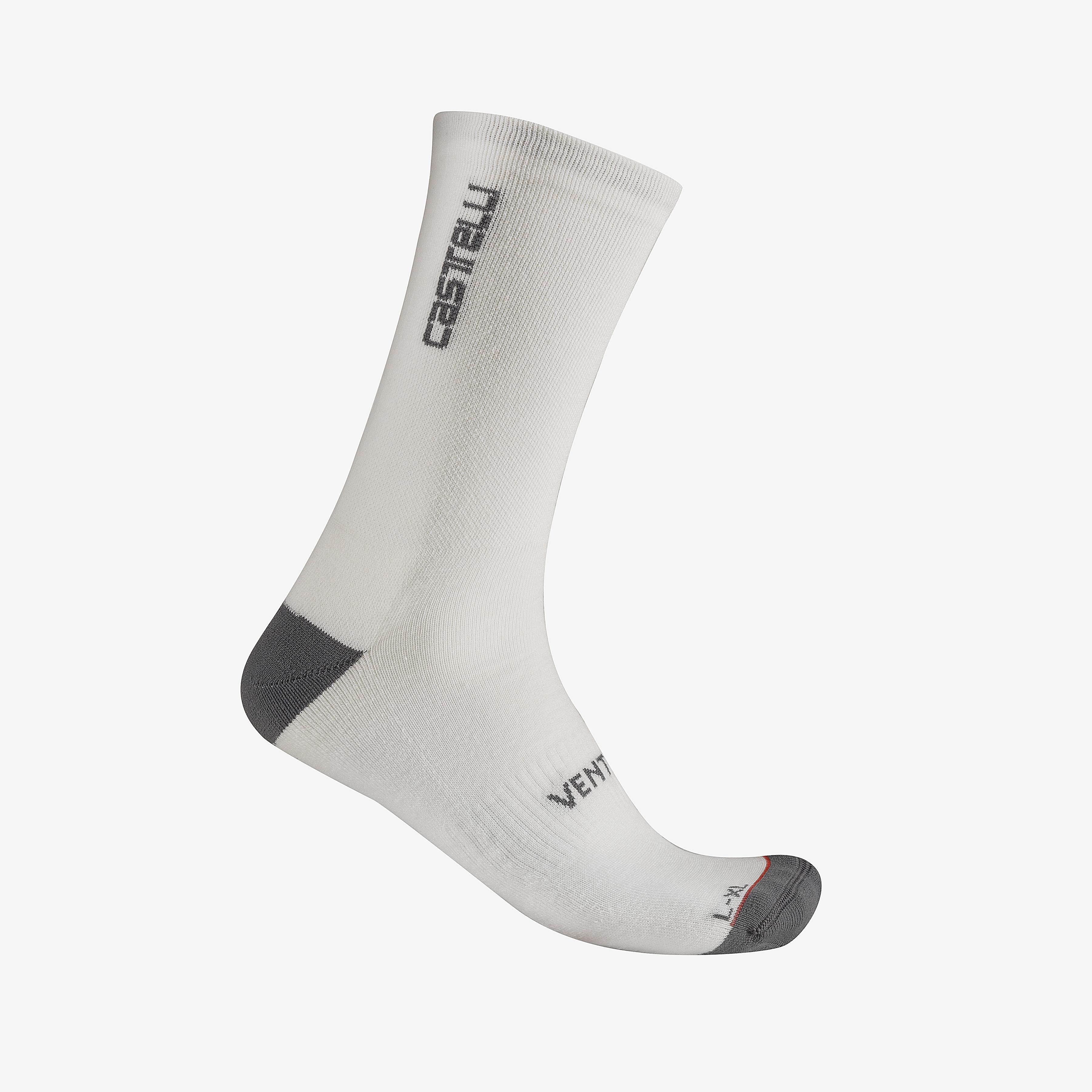 Castelli Venti Soft Merino Sock – Calze ciclismo 20 cm BIANCO – vista principale