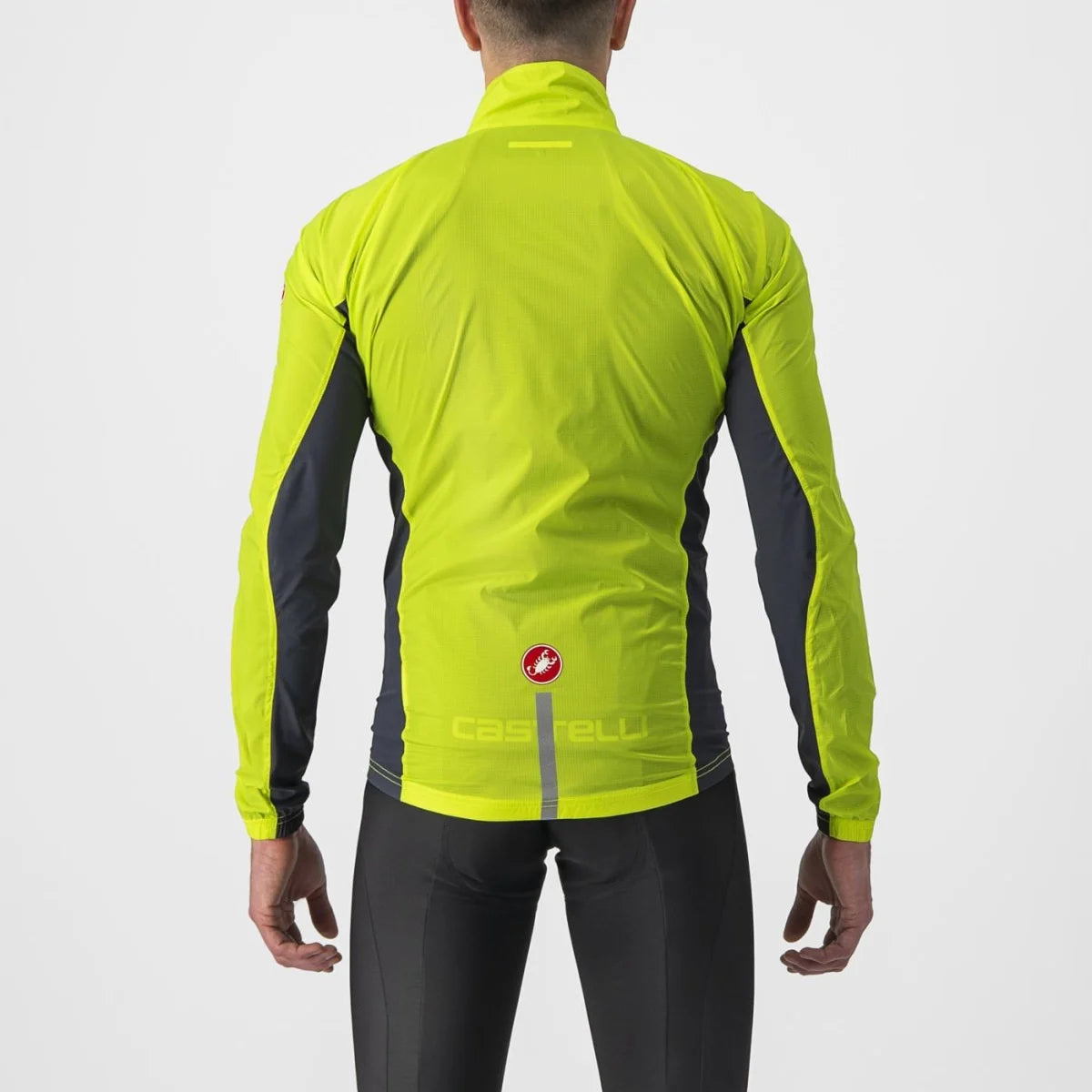 Giacca Castelli "SQUADRA STRETCH JACKET" ELECTRIC LIME/DARK GRAY