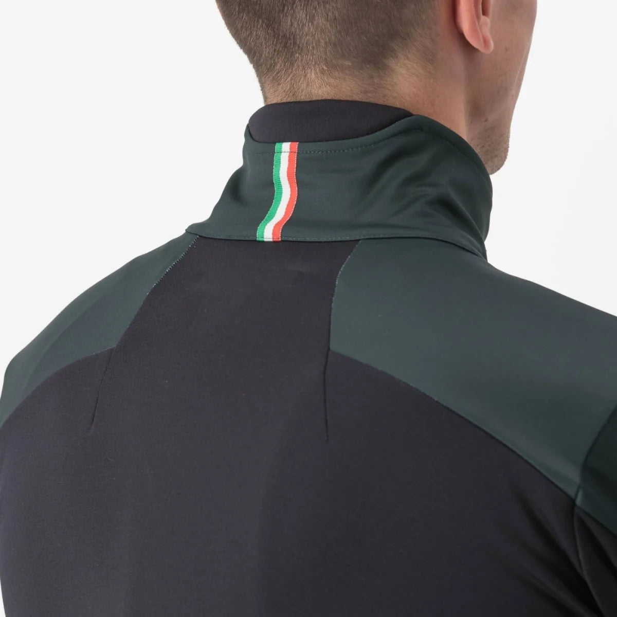 Giacca ciclismo Castelli "ENTRATA JACKET" ROVER GREEN/YELLOW FLUO-LIGHT