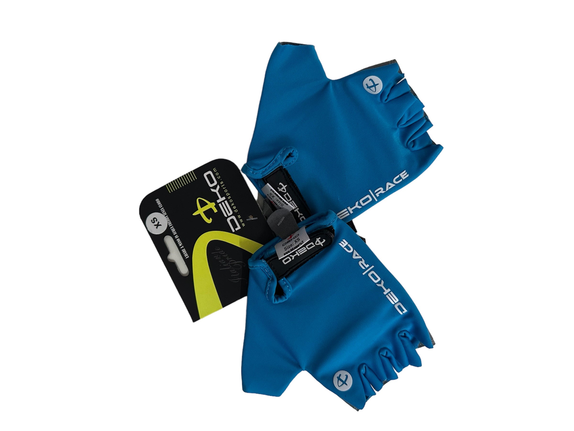 Guanti Ciclismo Deko "GUANTI DEKO RACE" AZZURRI
