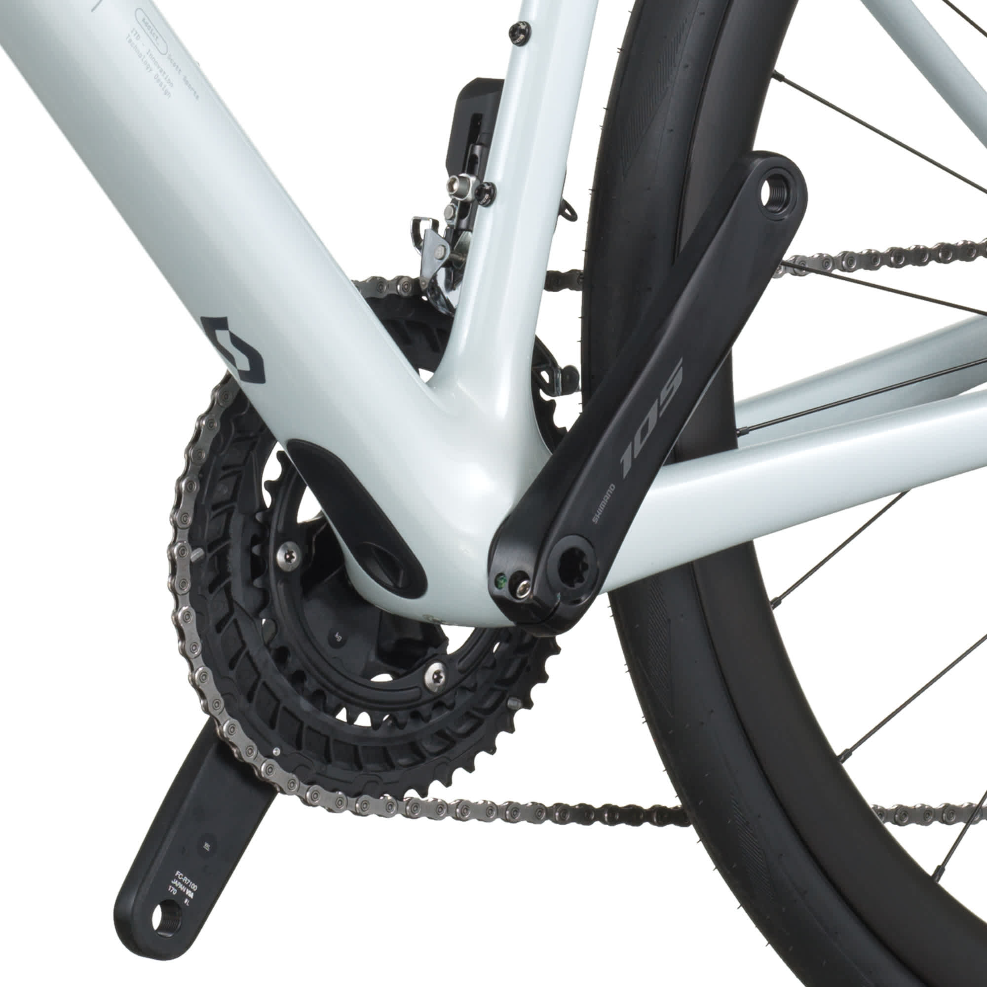 SCOTT Addict 30 2026 Cumulus White – Bici da corsa S