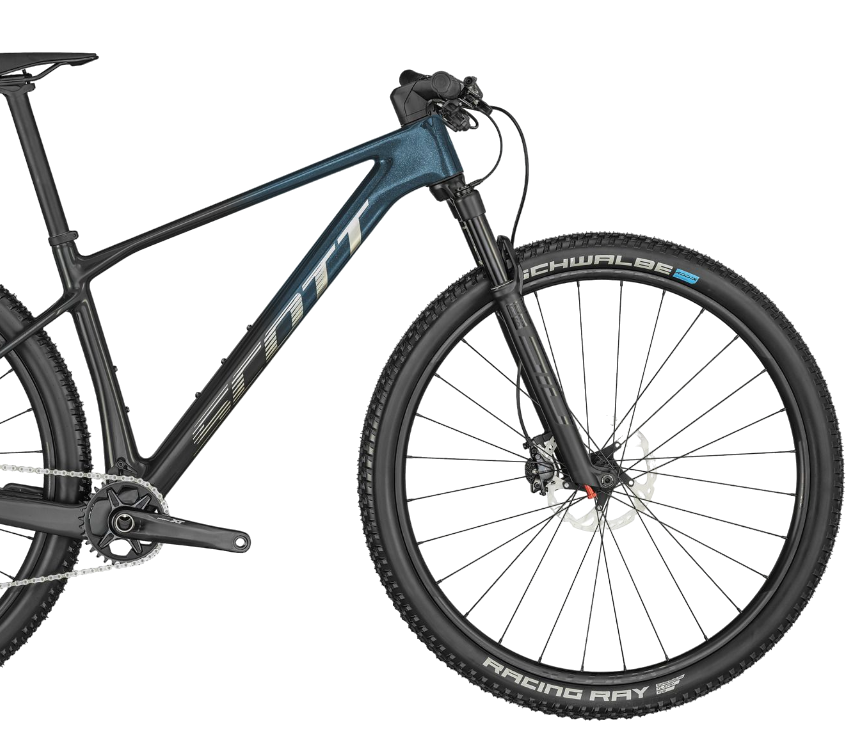 Bicicletta Scott "SCALE" RC Team, Shimano XT 12v, Carbonio HMF, Candy Blue Flakes