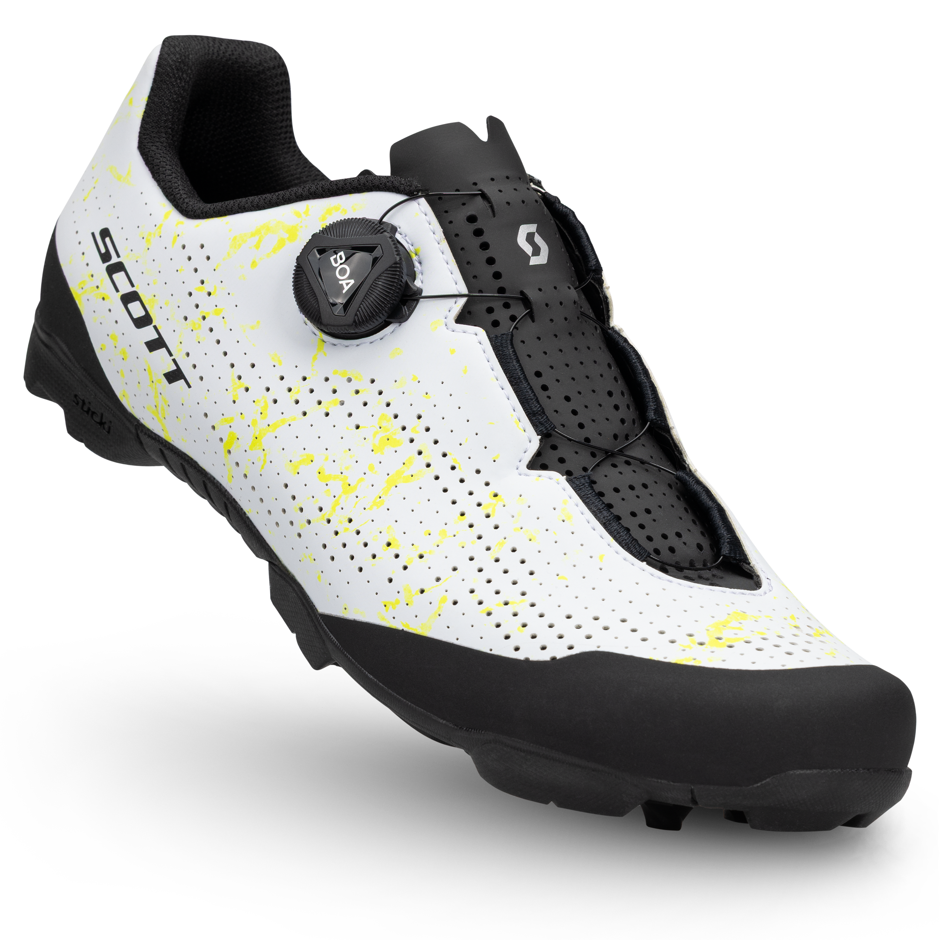 SCOTT MTB Comp – Scarpe ciclismo MTB NERO/BIANCO – vista principale