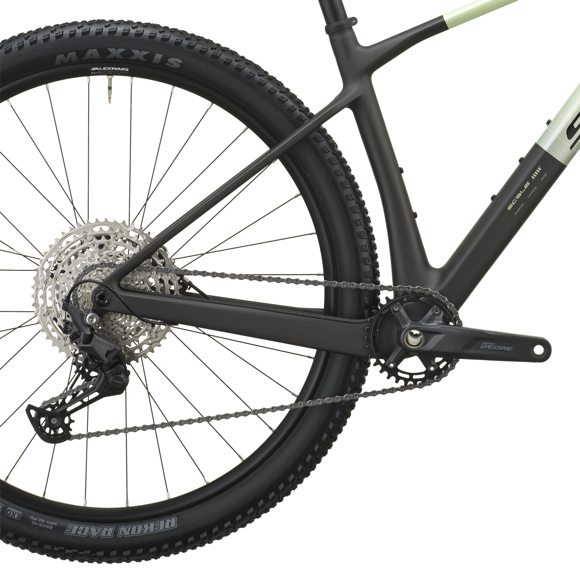 SCOTT Scale 20 2027 – MTB Cream Green/Carbon Black – dettaglio 3