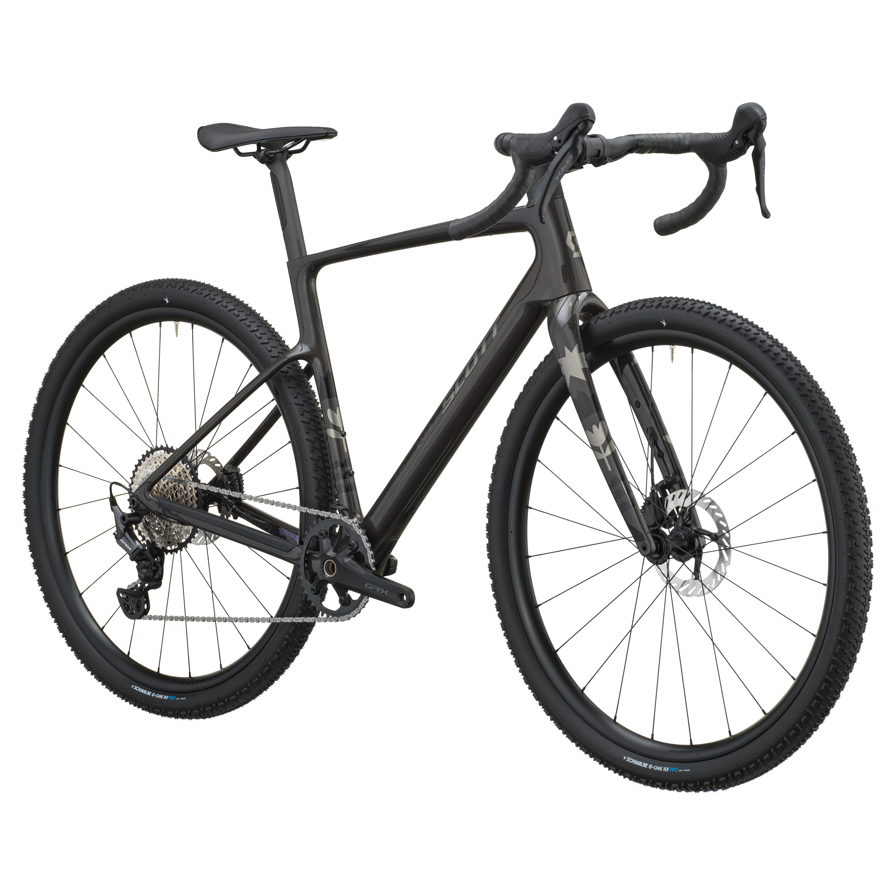 SCOTT Addict Gravel 40 – Bici gravel Carbon Black, dettaglio 1