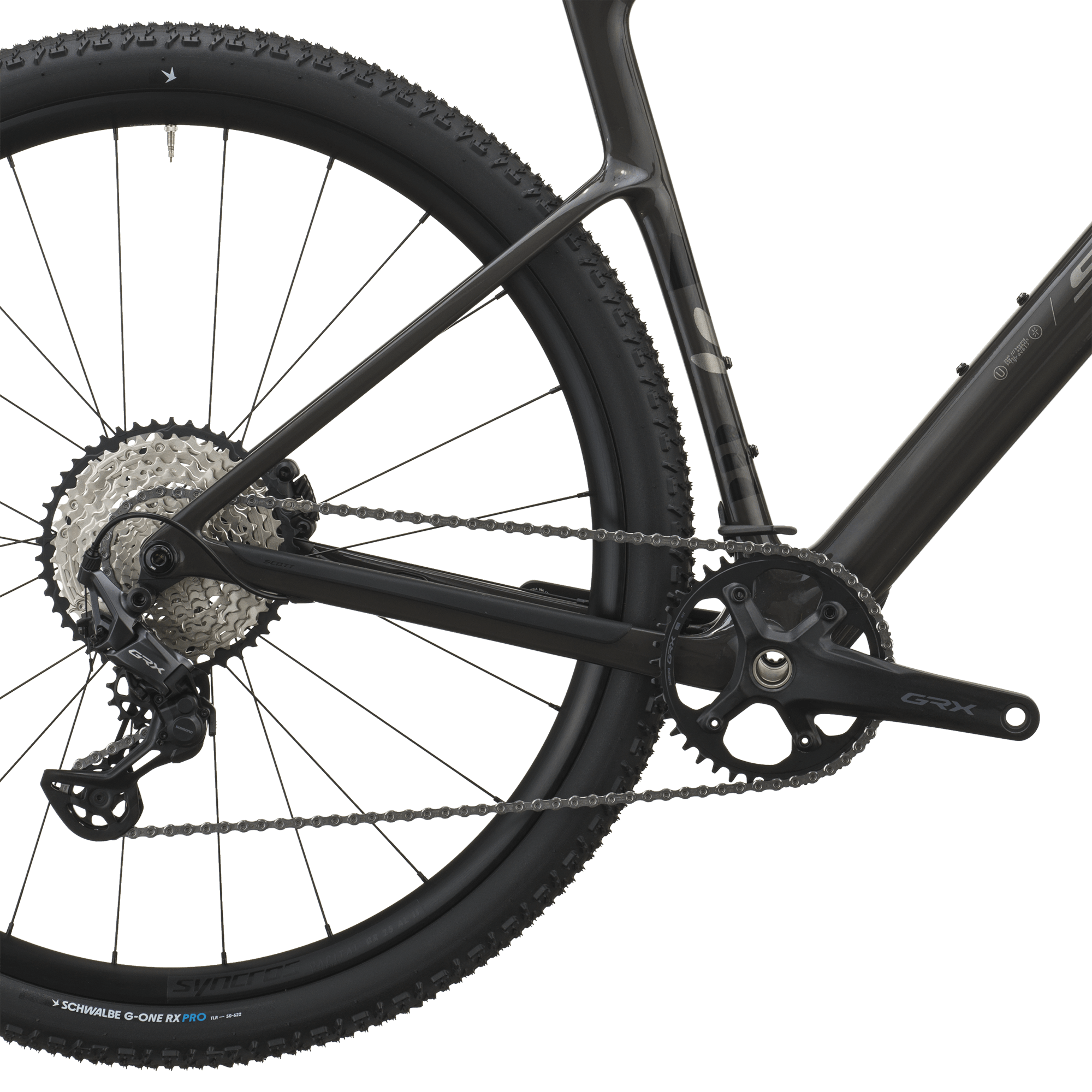 SCOTT Addict Gravel 40 – Bici gravel Carbon Black, dettaglio 3