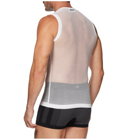 Intimo Ciclismo SIX2 "SMANICATO A RETE" BIANCO