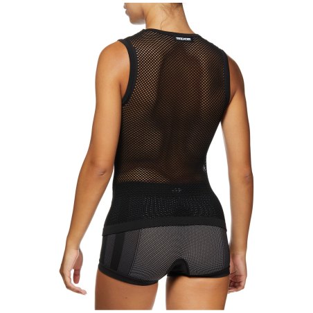 Intimo Ciclismo SIX2 "SMANICATO A RETE" NERO