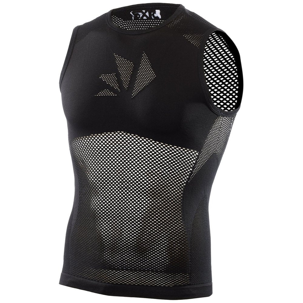 Intimo Ciclismo SIX2 "SMANICATO A RETE CORE" NERO