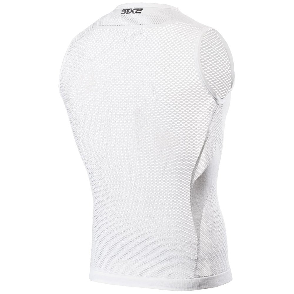 Intimo Ciclismo SIX2 "SMANICATO A RETE CORE" BIANCO
