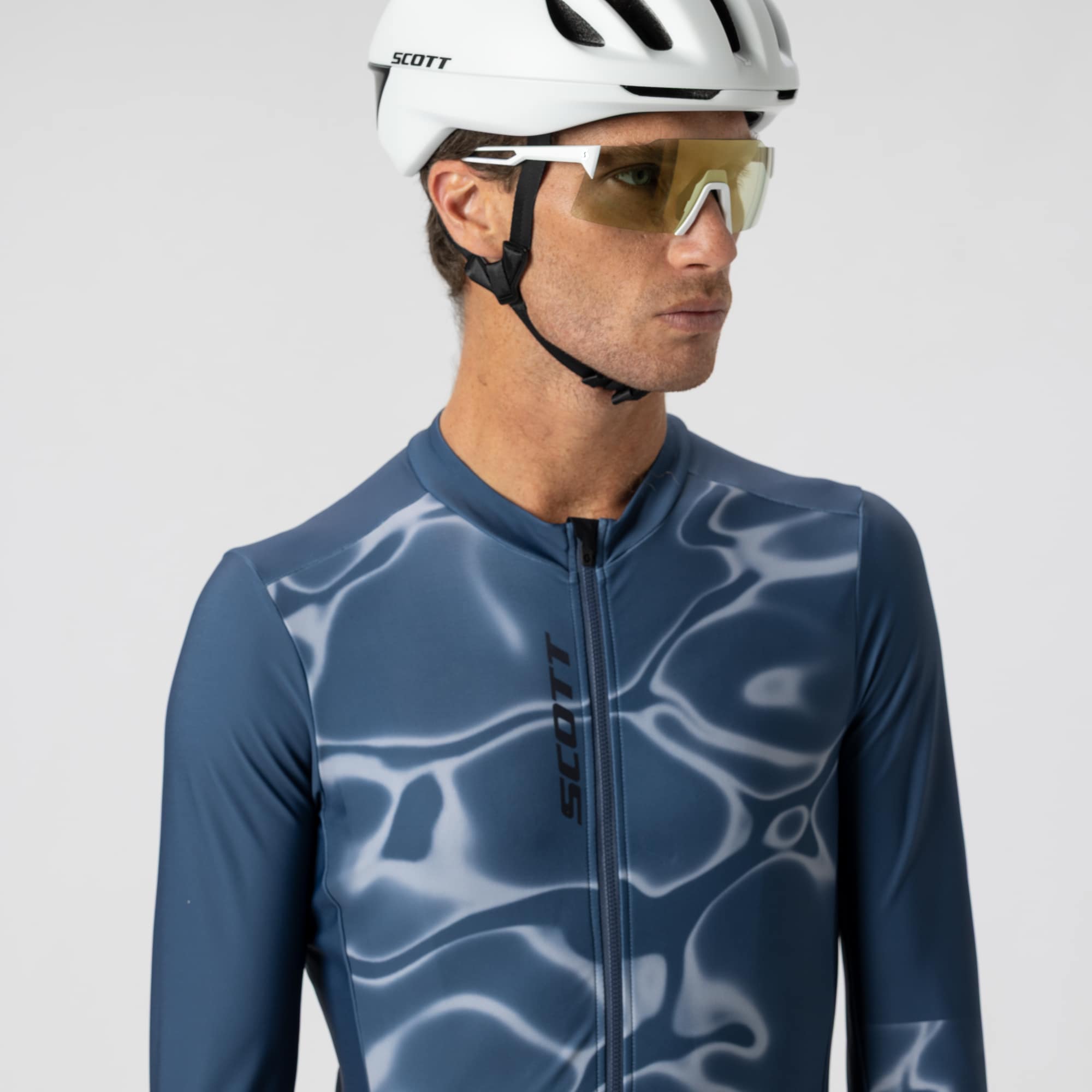 SCOTT Endurance Warm LS – Maglia ciclismo uomo NERO – dettaglio 2