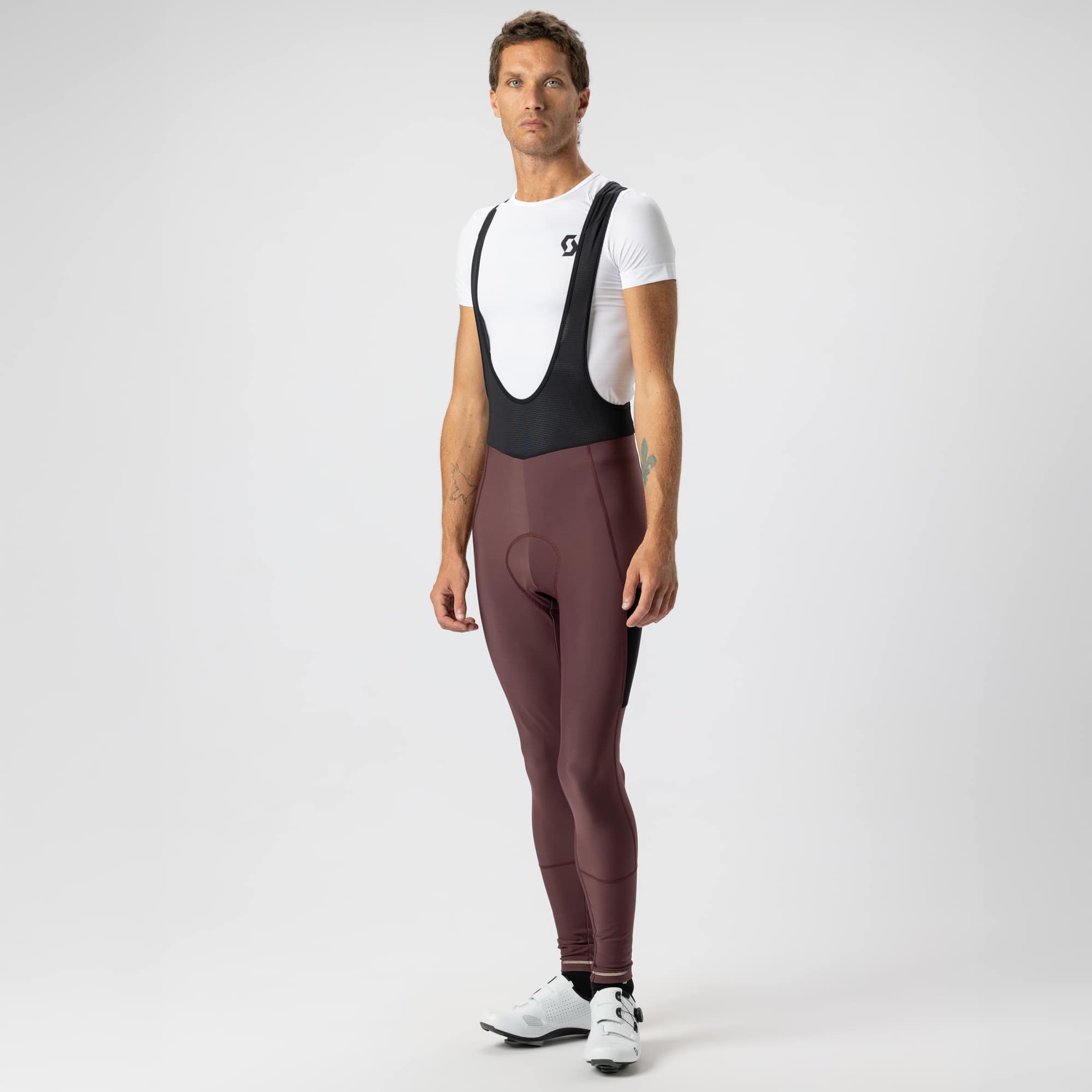 SCOTT Endurance Warm ++ – Salopette lunga uomo ROSSO – dettaglio 2