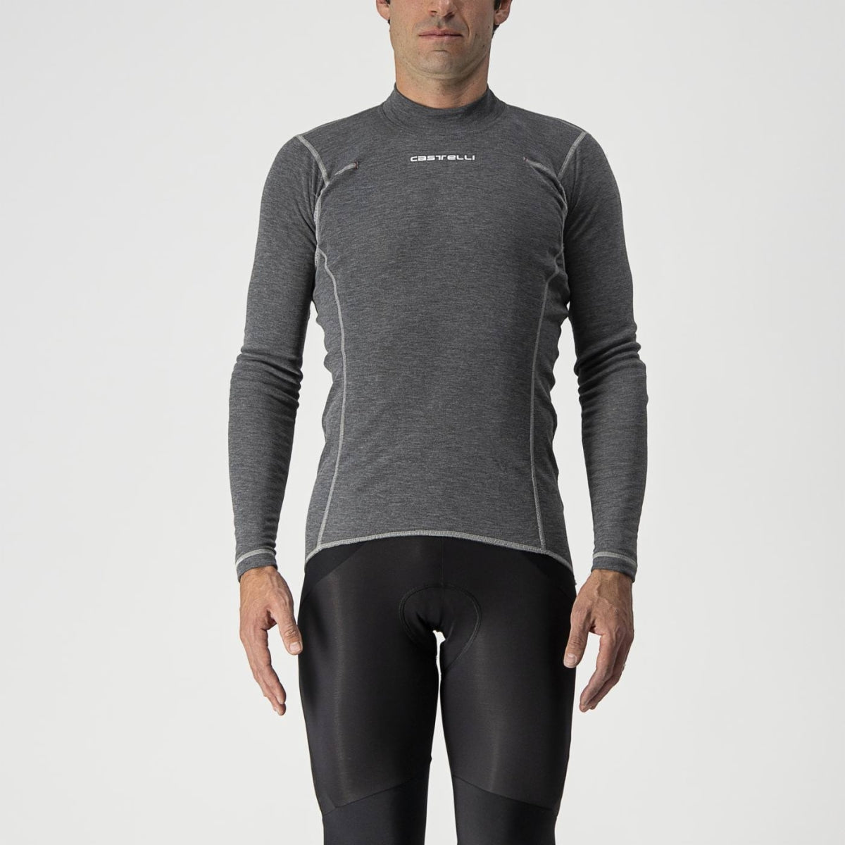 Intimo ciclismo Castelli "FLANDERS WARM LONG SLEEVE" Grigio