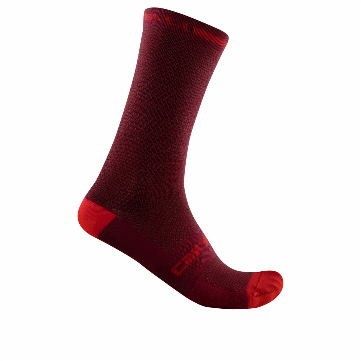 Calzini Ciclismo Castelli "SUPERLEGGERA T 18 SOCK" Bordeaux