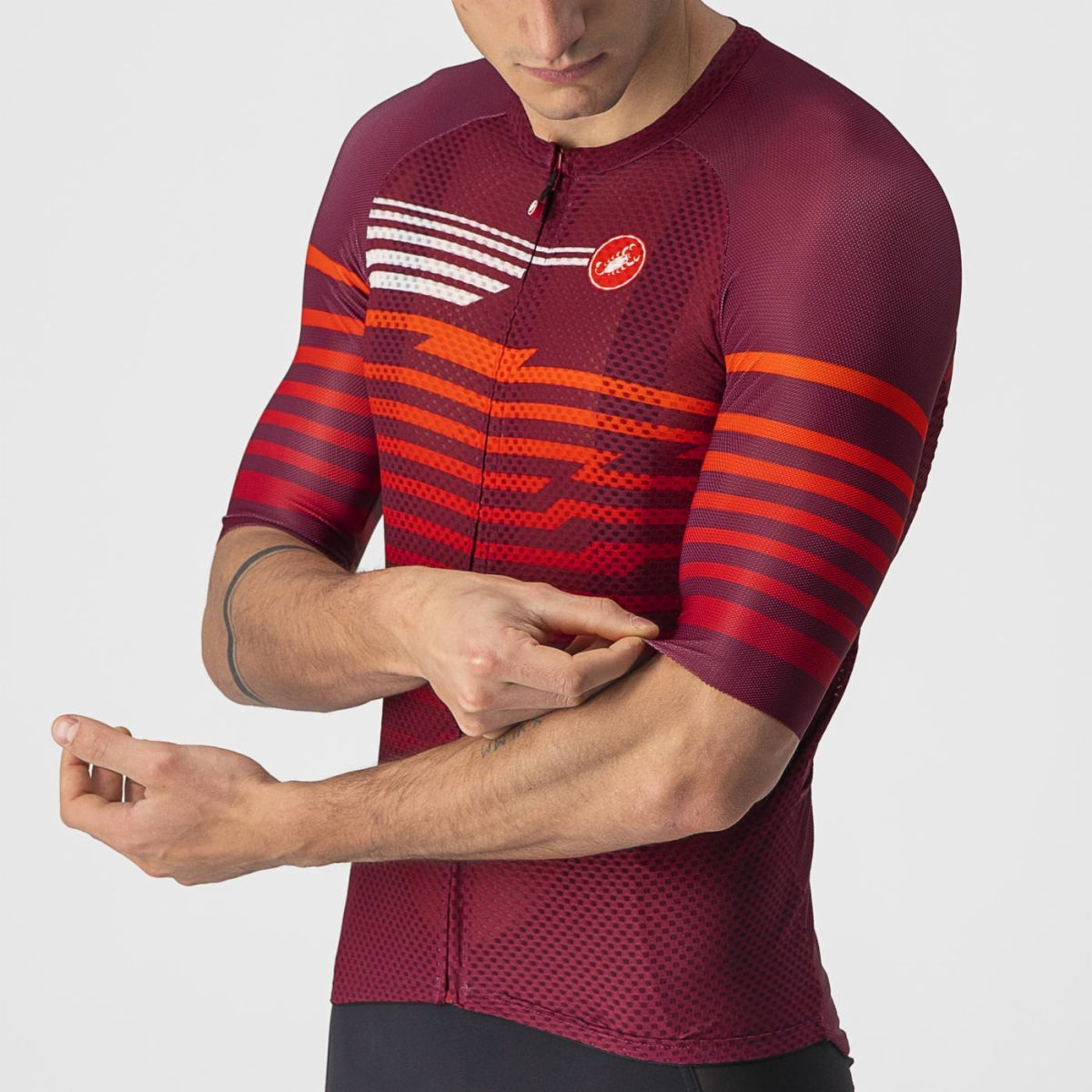 Maglia Ciclismo CASTELLI "CLIMBER'S 3.0 SL JERSEY"  Bordeaux/Red