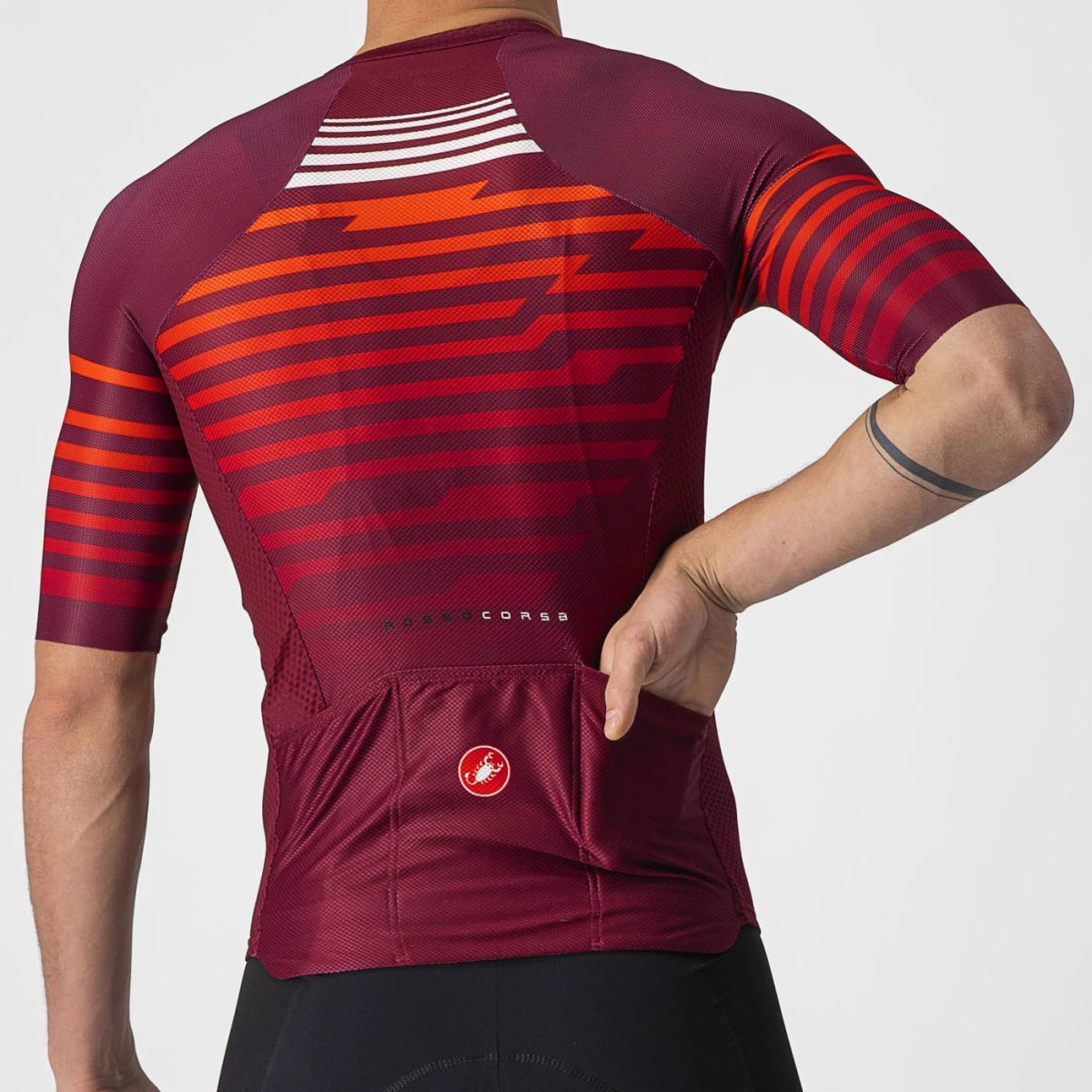 Maglia Ciclismo CASTELLI "CLIMBER'S 3.0 SL JERSEY"  Bordeaux/Red