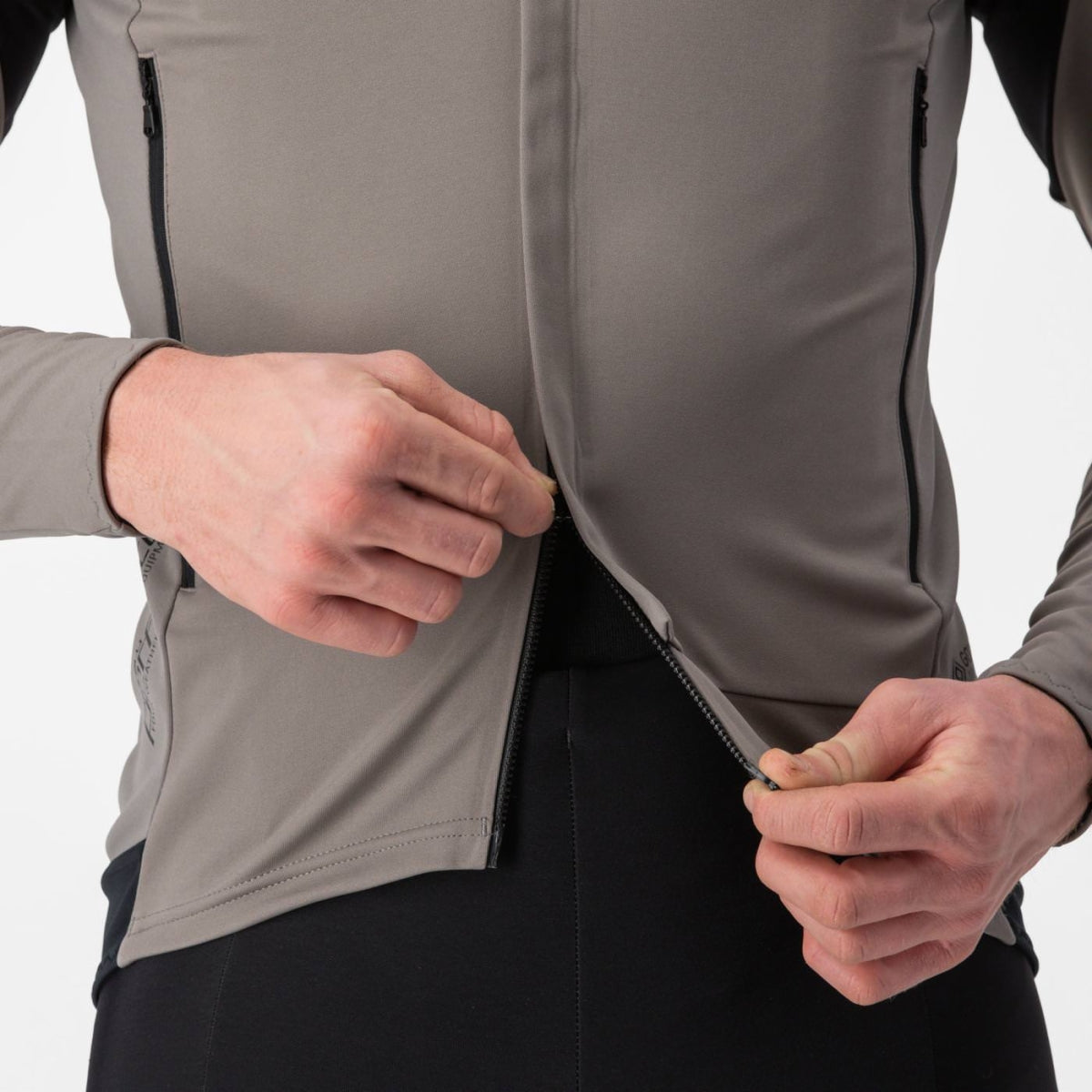 Giacca Castelli Ciclismo "PERFETTO RoS 2 JACKET"  Grigio, Gore-Tex Infinium