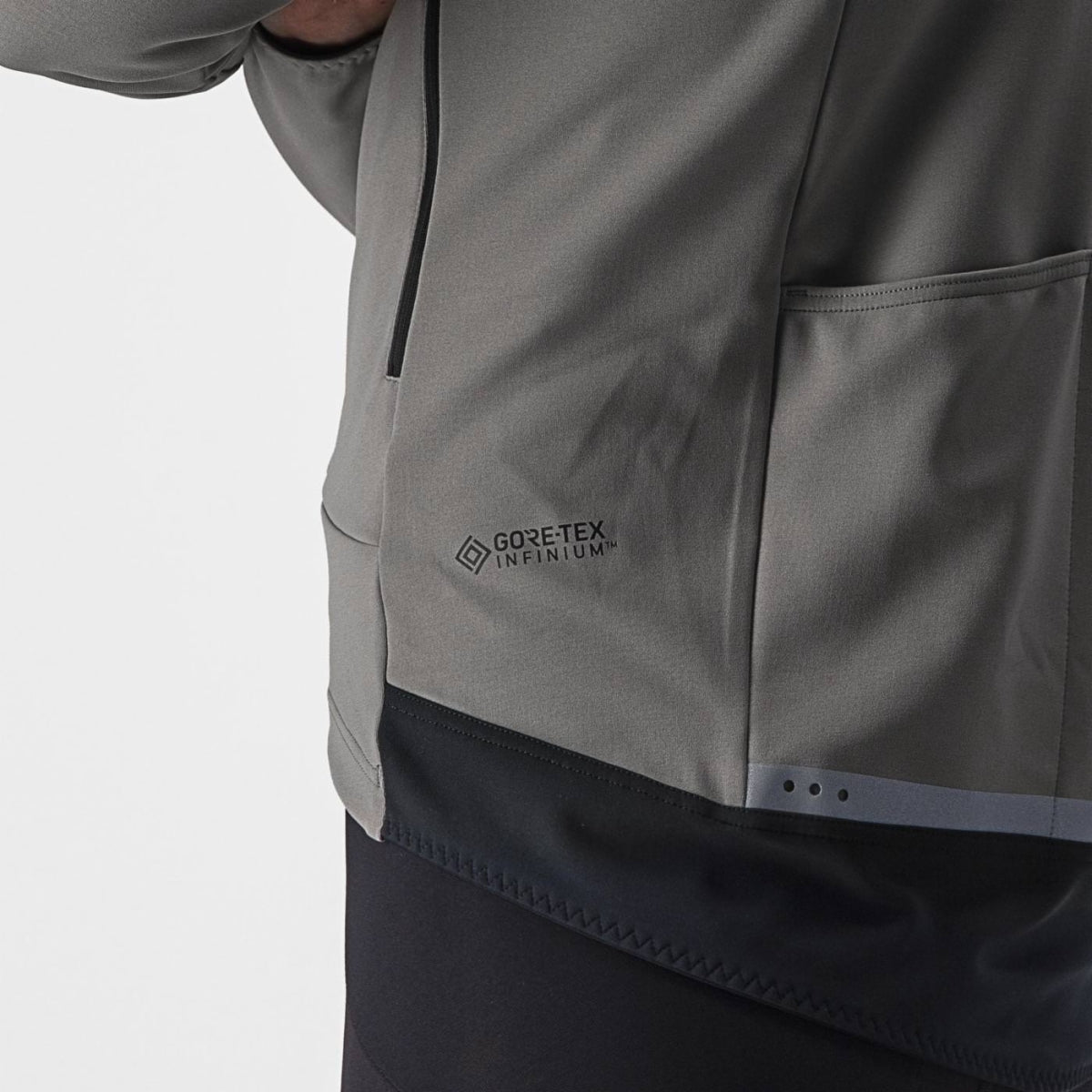 Giacca Castelli Ciclismo "PERFETTO RoS 2 JACKET"  Grigio, Gore-Tex Infinium