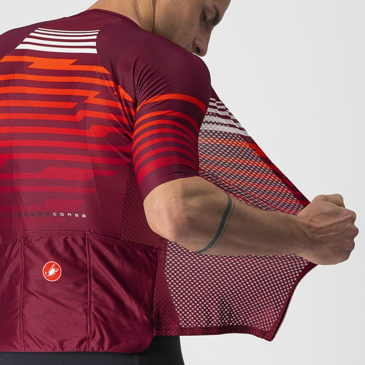 Maglia Ciclismo CASTELLI "CLIMBER'S 3.0 SL JERSEY"  Bordeaux/Red