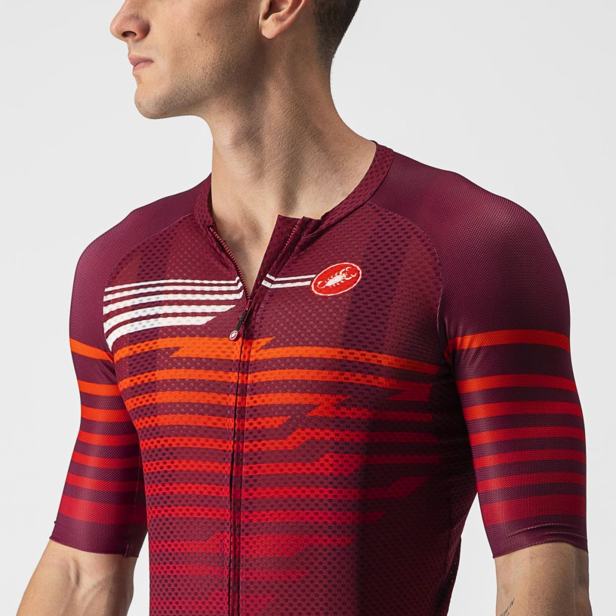 Maglia Ciclismo CASTELLI "CLIMBER'S 3.0 SL JERSEY"  Bordeaux/Red
