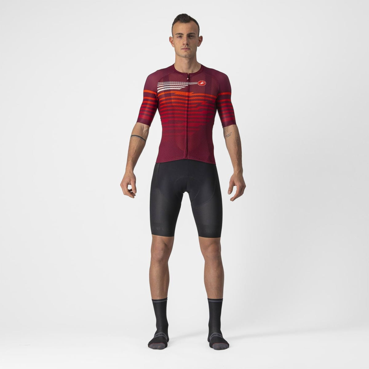 Maglia Ciclismo CASTELLI "CLIMBER'S 3.0 SL JERSEY"  Bordeaux/Red