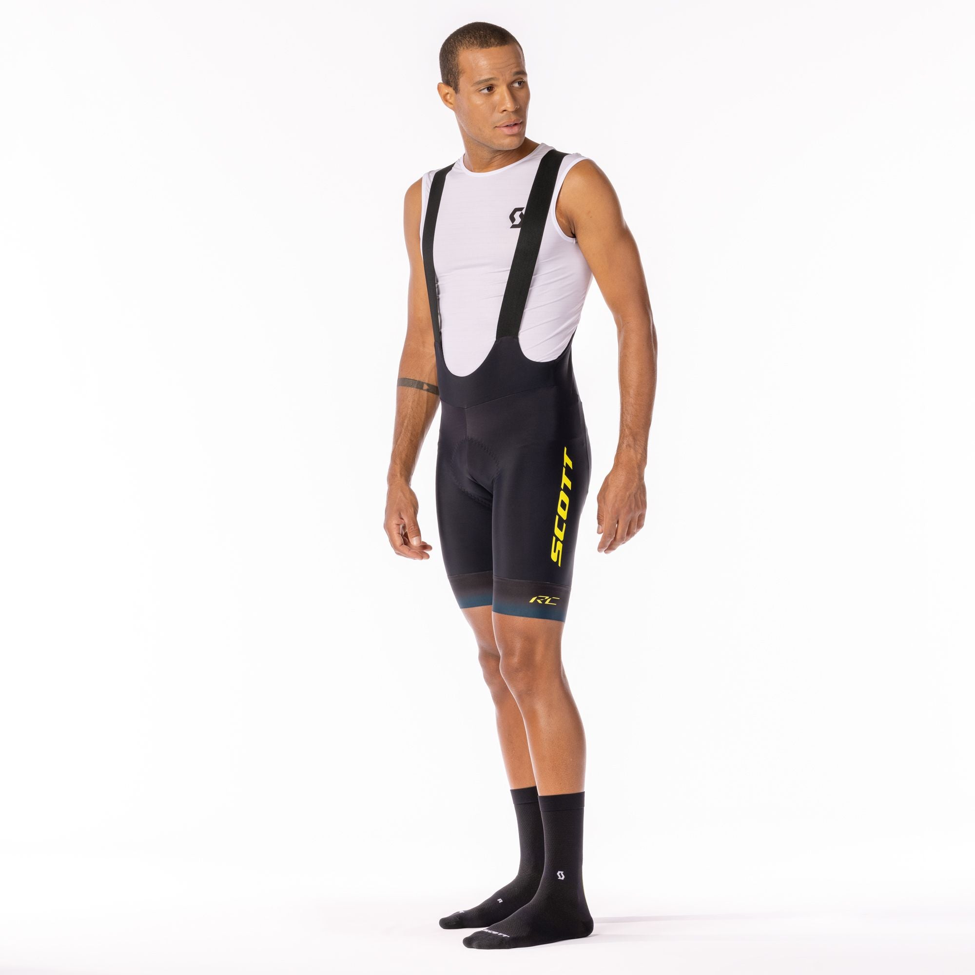 Salopette da Ciclismo Scott "SALOPETTE DA UOMO SCOTT RC PRO WC EDT. +++" Black/Sulphur Yellow