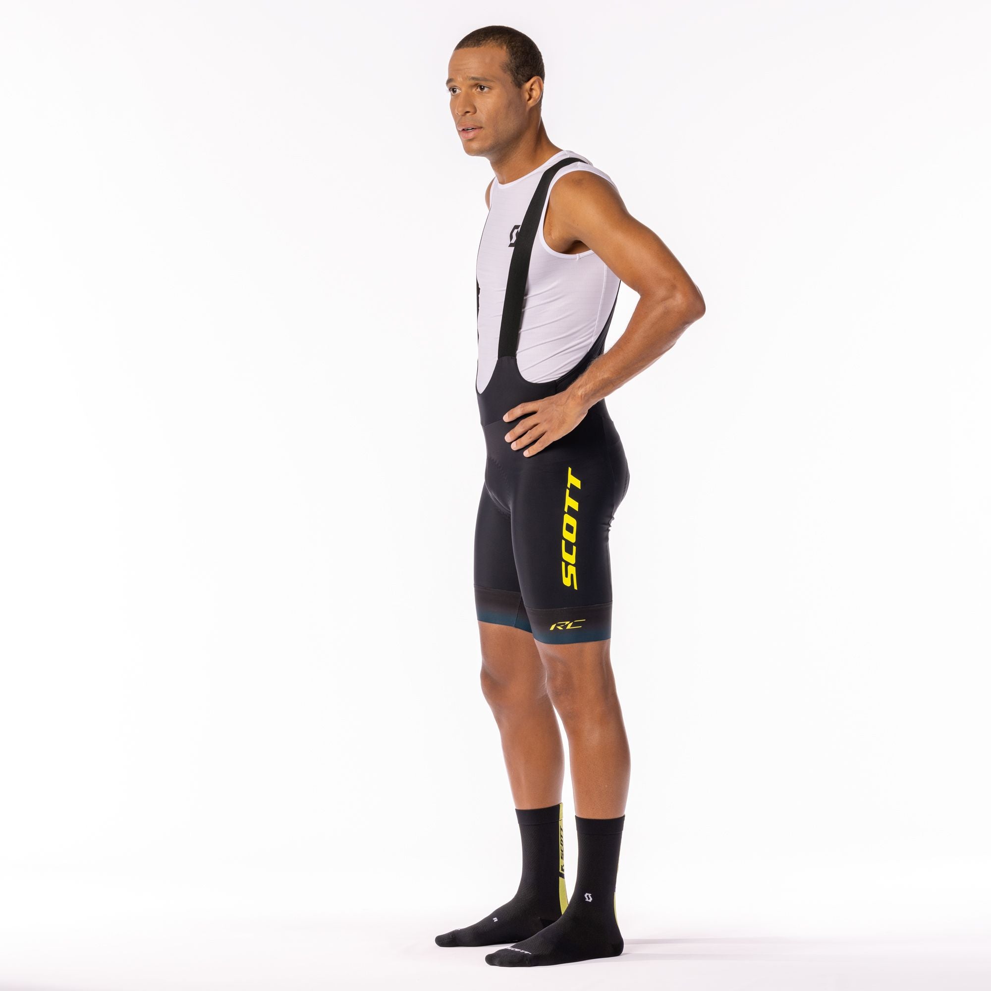 Salopette da Ciclismo Scott "SALOPETTE DA UOMO SCOTT RC PRO WC EDT. +++" Black/Sulphur Yellow