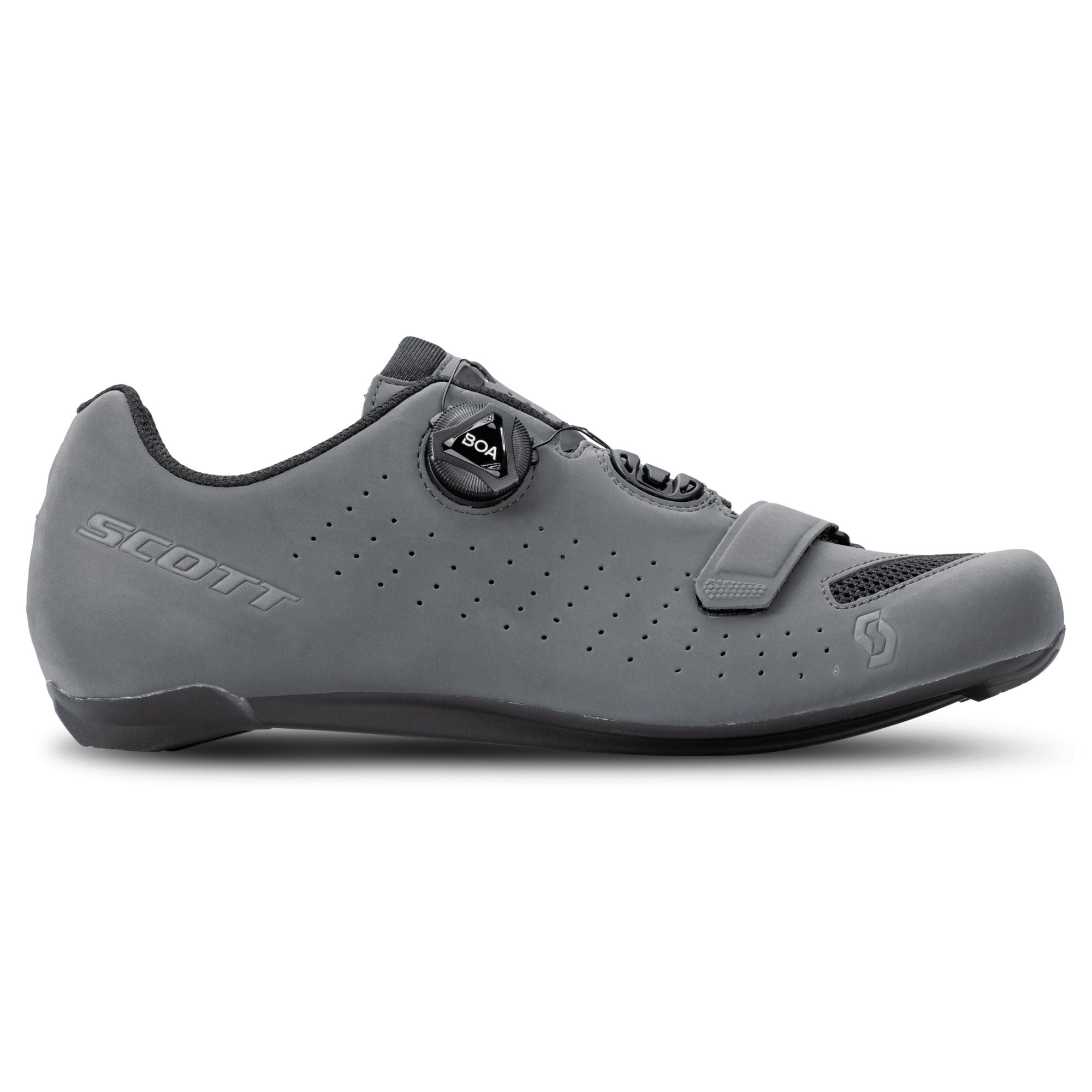 Scarpe Bicicletta SCOTT "SCARPE SCOTT ROAD COMP BOA® RIFLETTENTI" Grey reflective/black