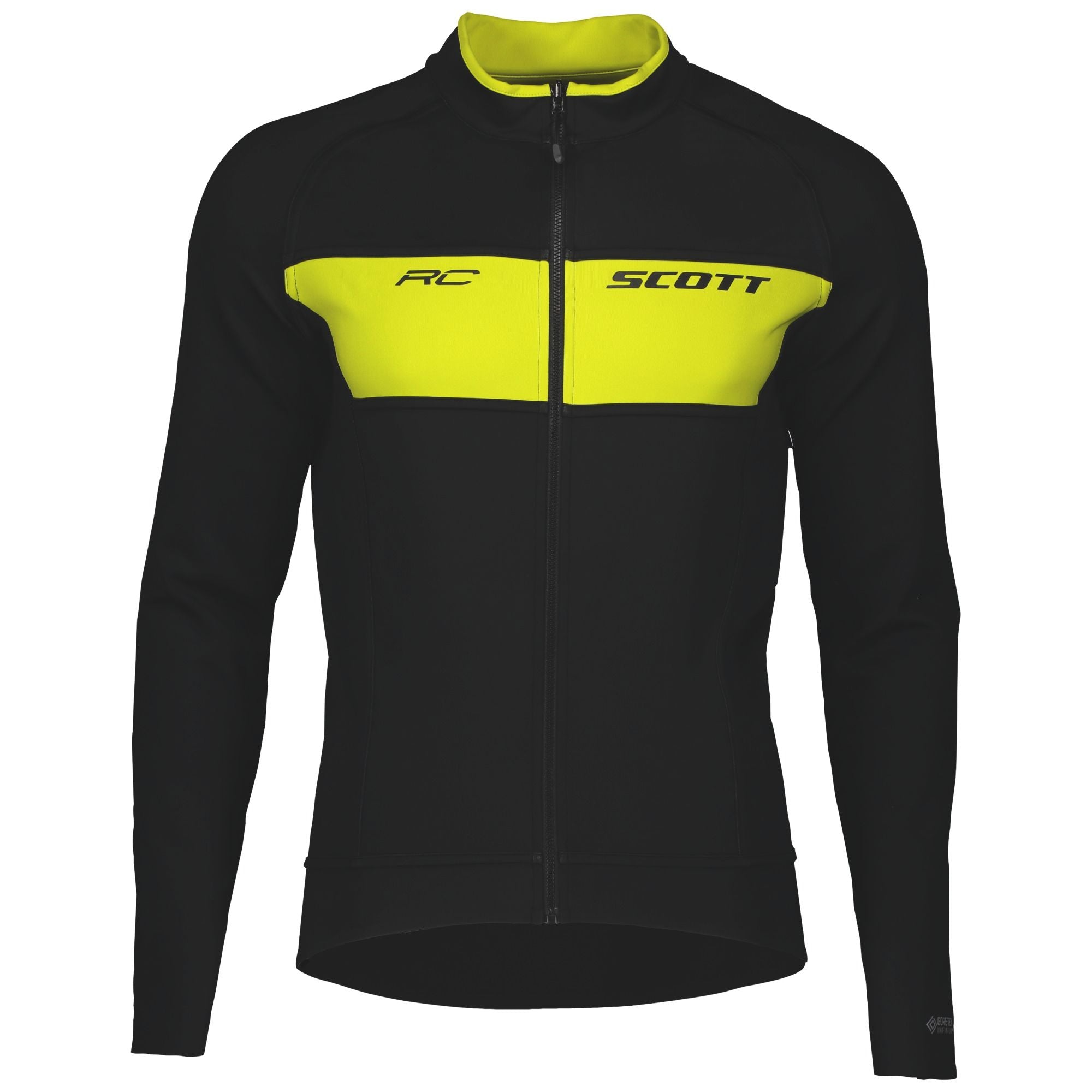 Giacca Scott Ciclismo "RC WARM REVERSIBLE WB" Nero, Giallo Poliestere