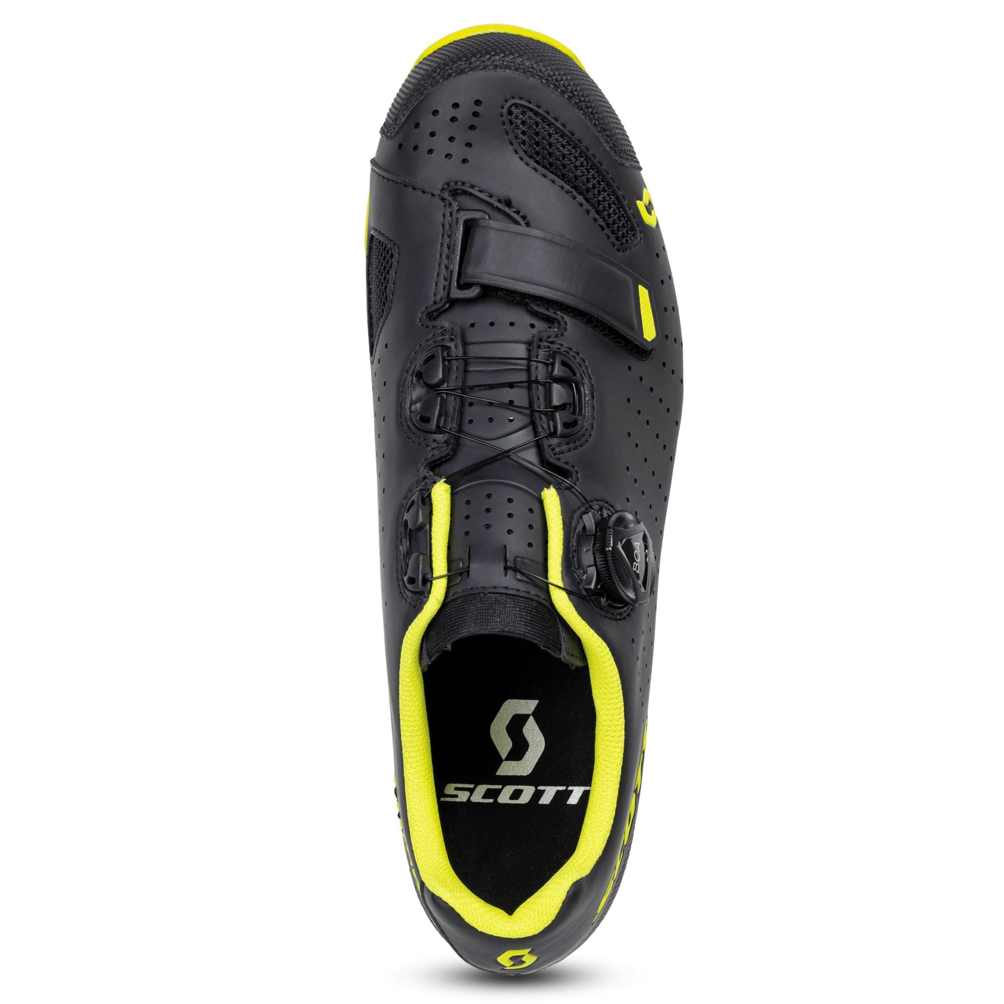 Scarpe Bicicletta SCOTT "SCARPE SCOTT MTB COMP BOA®" Matt black/sulphur yellow