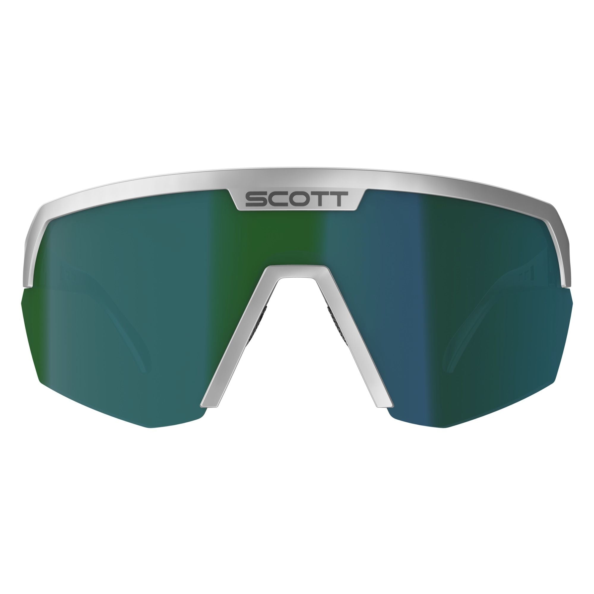 Occhiali da Sole Scott Ciclismo "SCOTT SHIELD SUPERSONIC EDT. OCCHIALI" Silver / green chrome