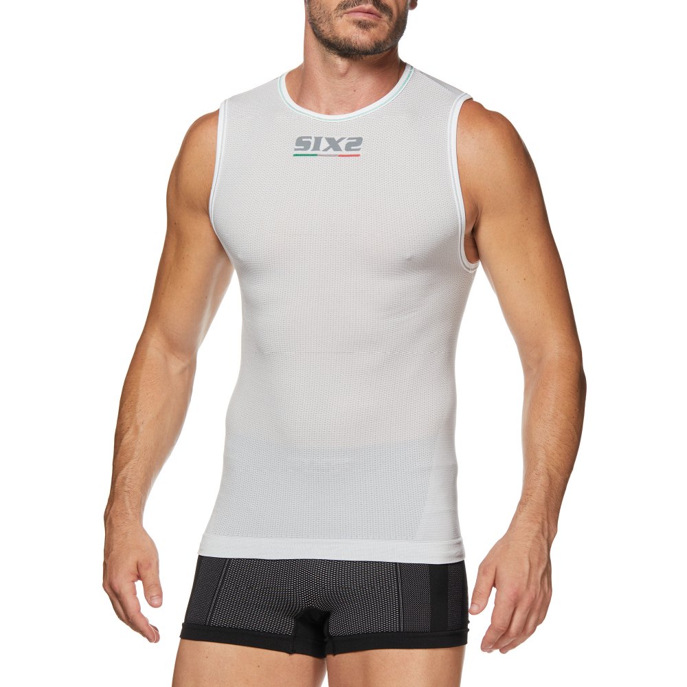 Intimo Ciclismo SIX2 "CANOTTA INTIMA LEGGERA" White Carbon