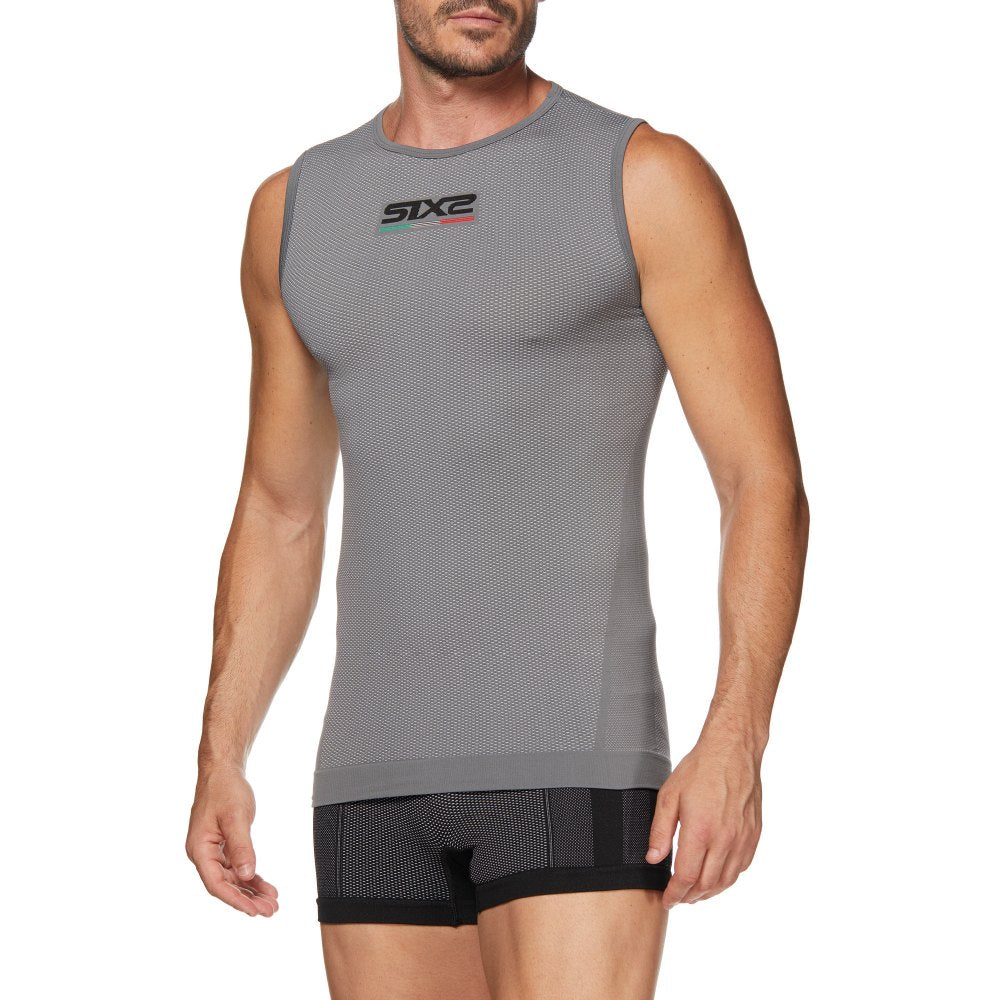 Intimo Ciclismo SIX2 "CANOTTA INTIMA 4 STAGIONI" Dark Grey