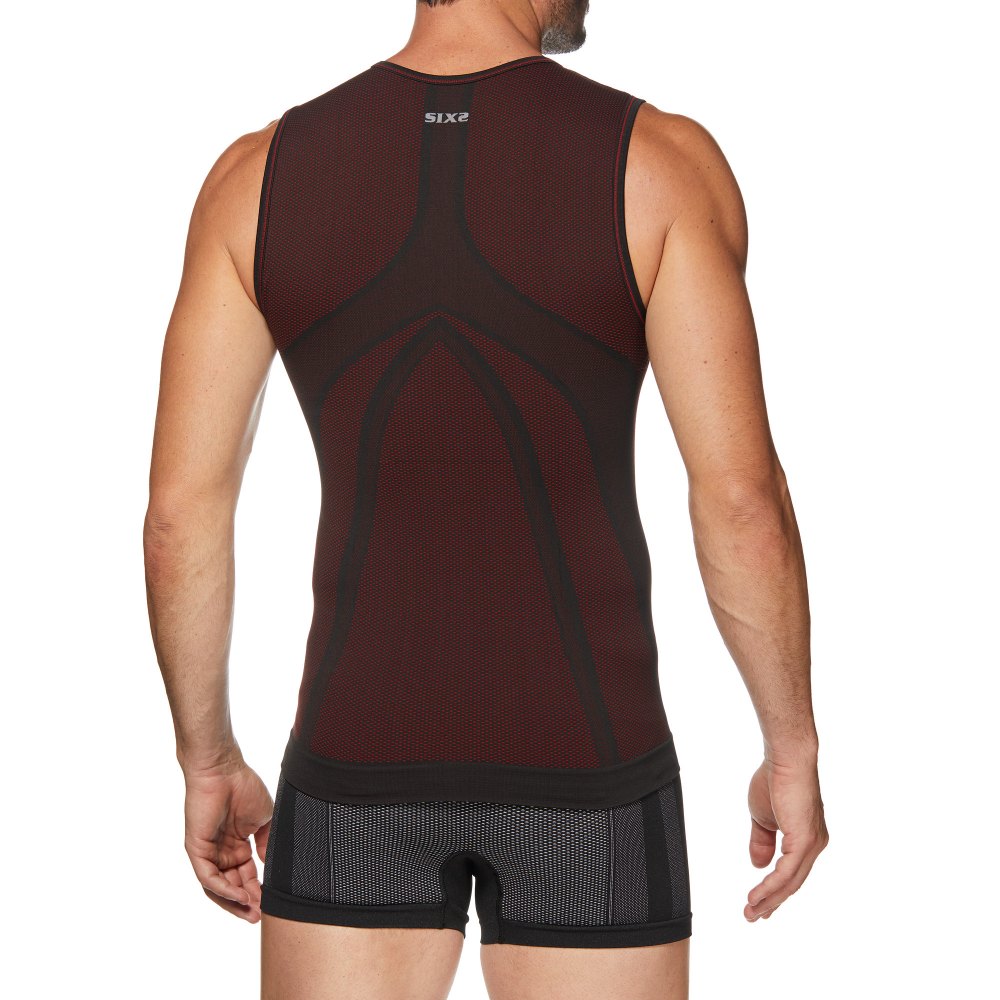 Intimo Ciclismo SIX2 "CANOTTA INTIMA 4 STAGIONI" Dark Red