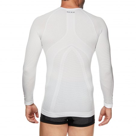 Intimo Ciclismo SIX2 "MAGLIA MANICHE LUNGHE" White Carbon
